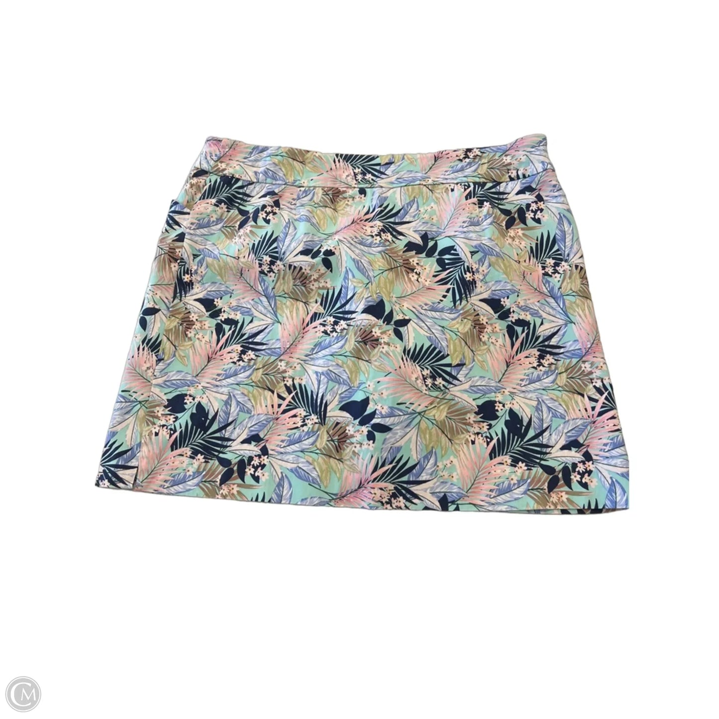 Skort By Coral Bay In Tropical Print, Size: Xl