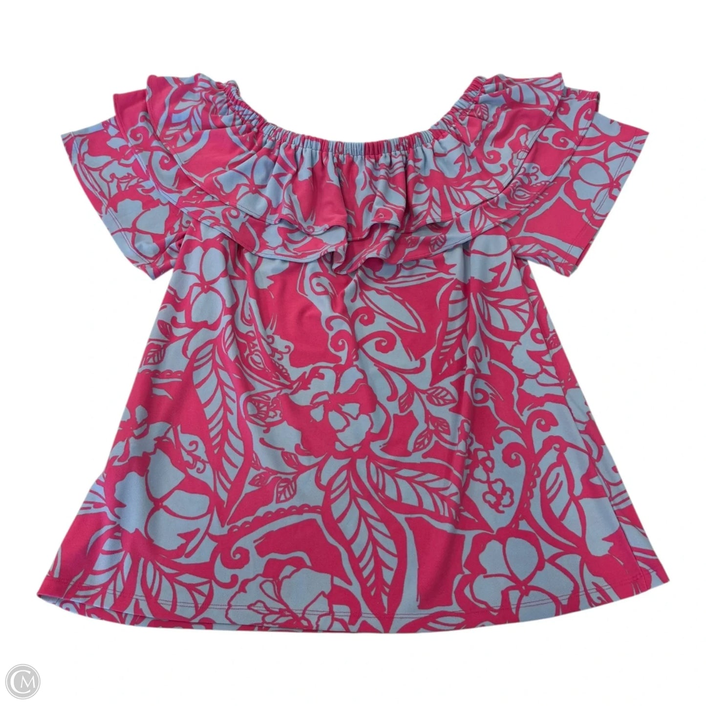 Top Sleeveless By Charter Club In Blue & Pink, Size: Xl
