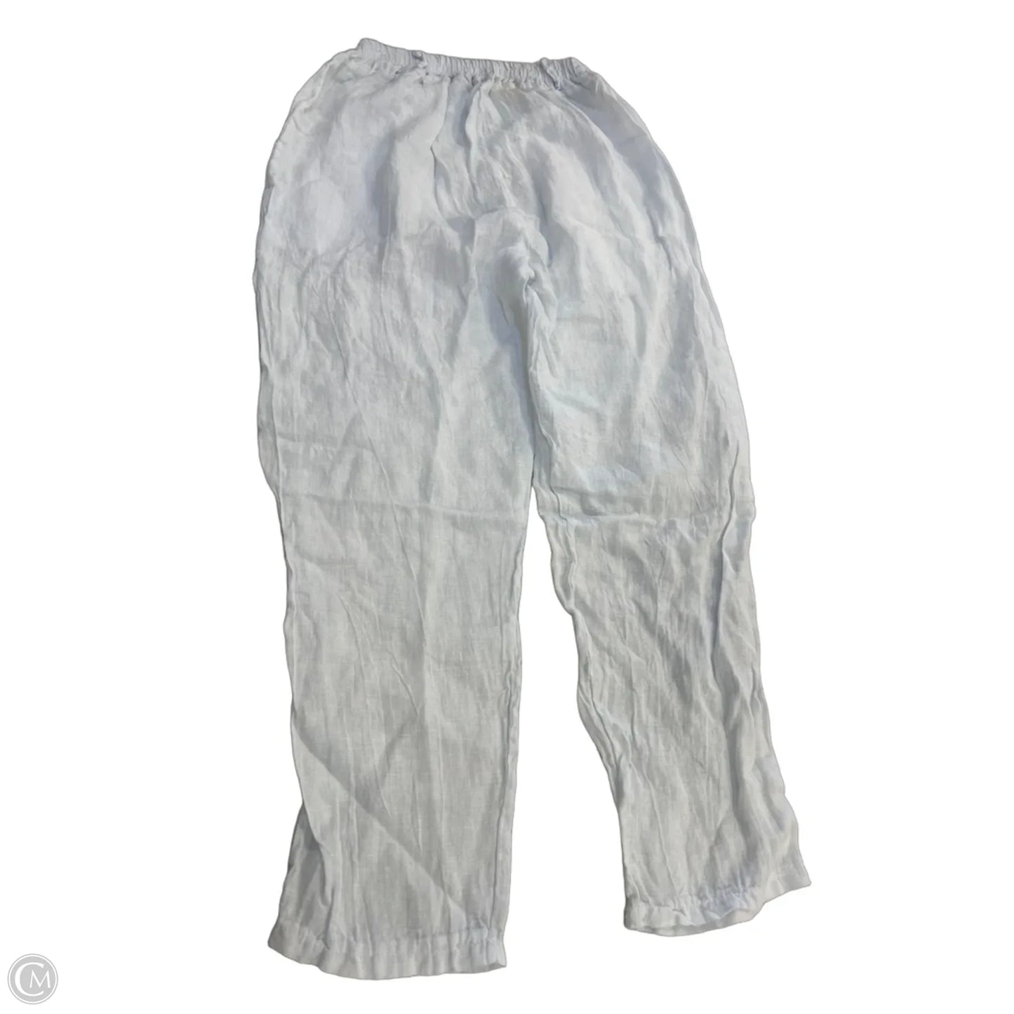Pants Linen By Clothes Mentor In White, Size: Osfm