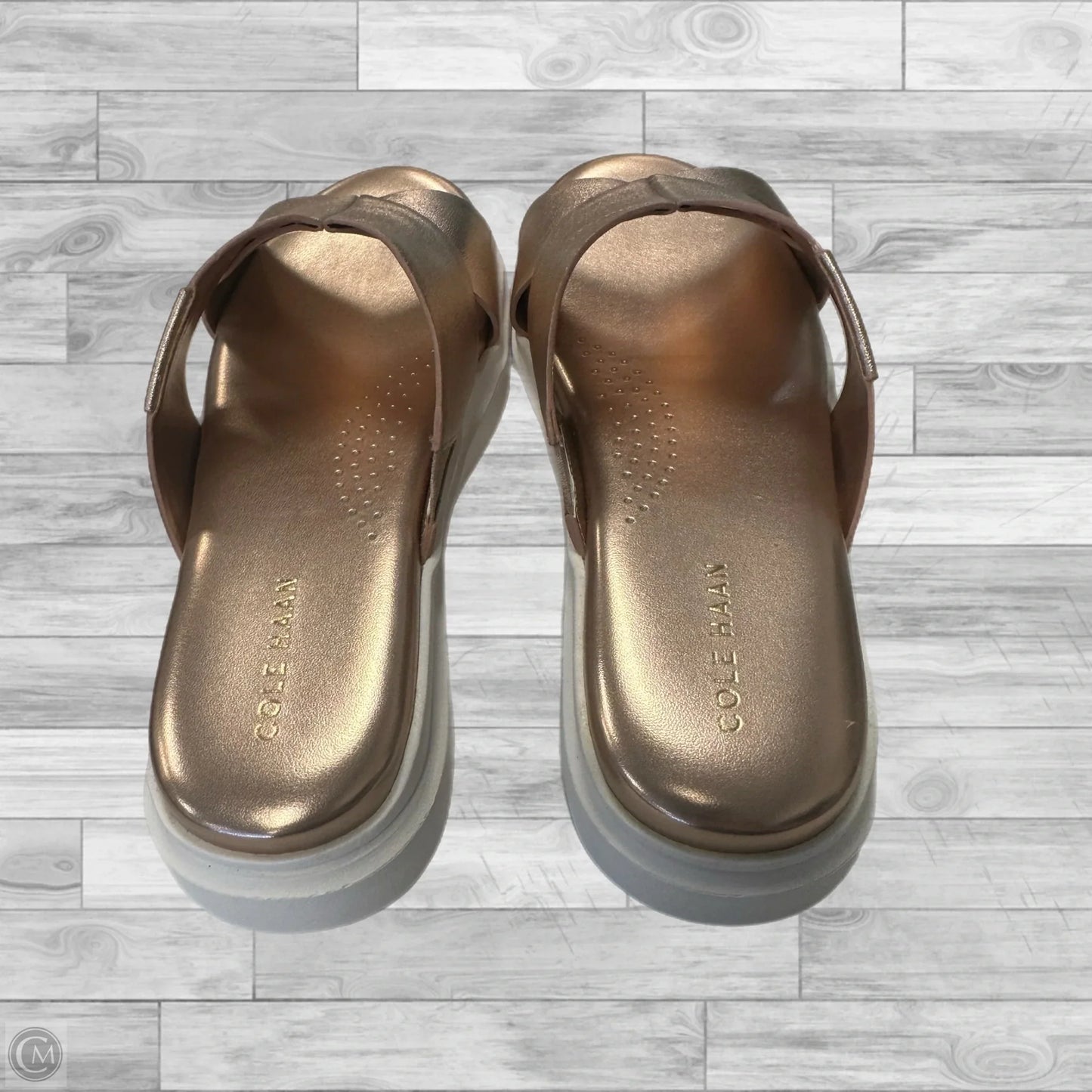 Sandals Flats By Cole-haan In Rose Gold, Size: 6.5