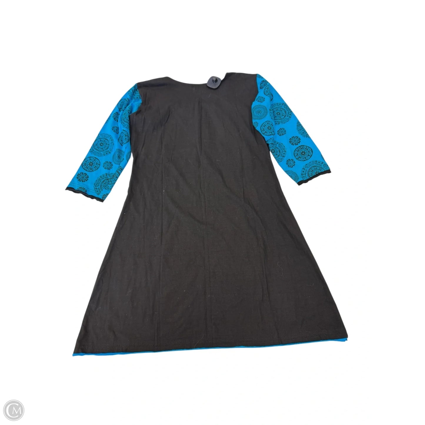 Dress Casual Short By Clothes Mentor In Black & Blue, Size: S
