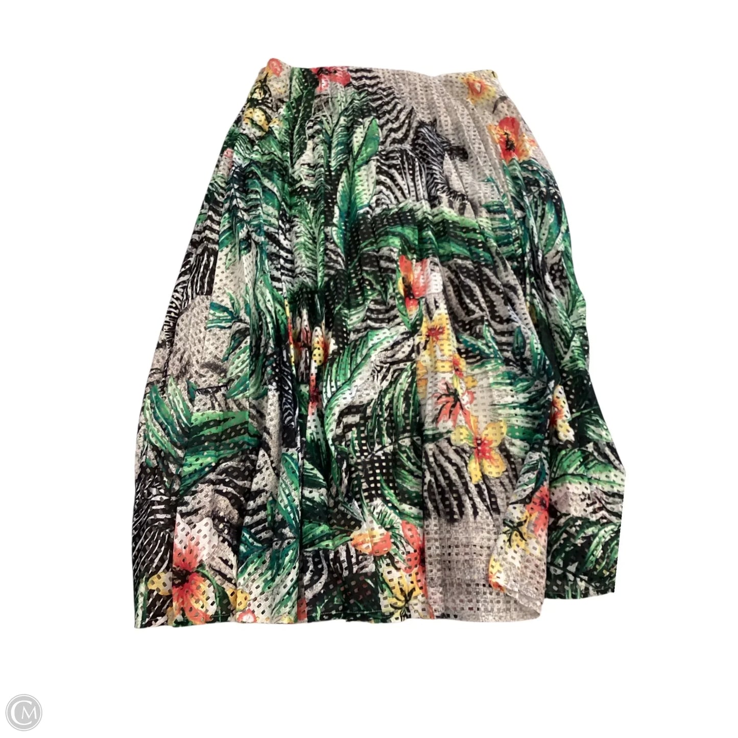Skirt Maxi By New York And Co In Tropical Print, Size: L