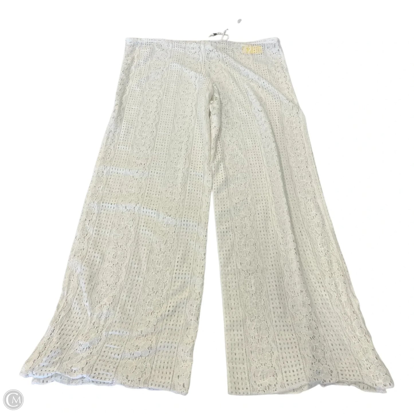 Pants Lounge By Clothes Mentor In White, Size: S