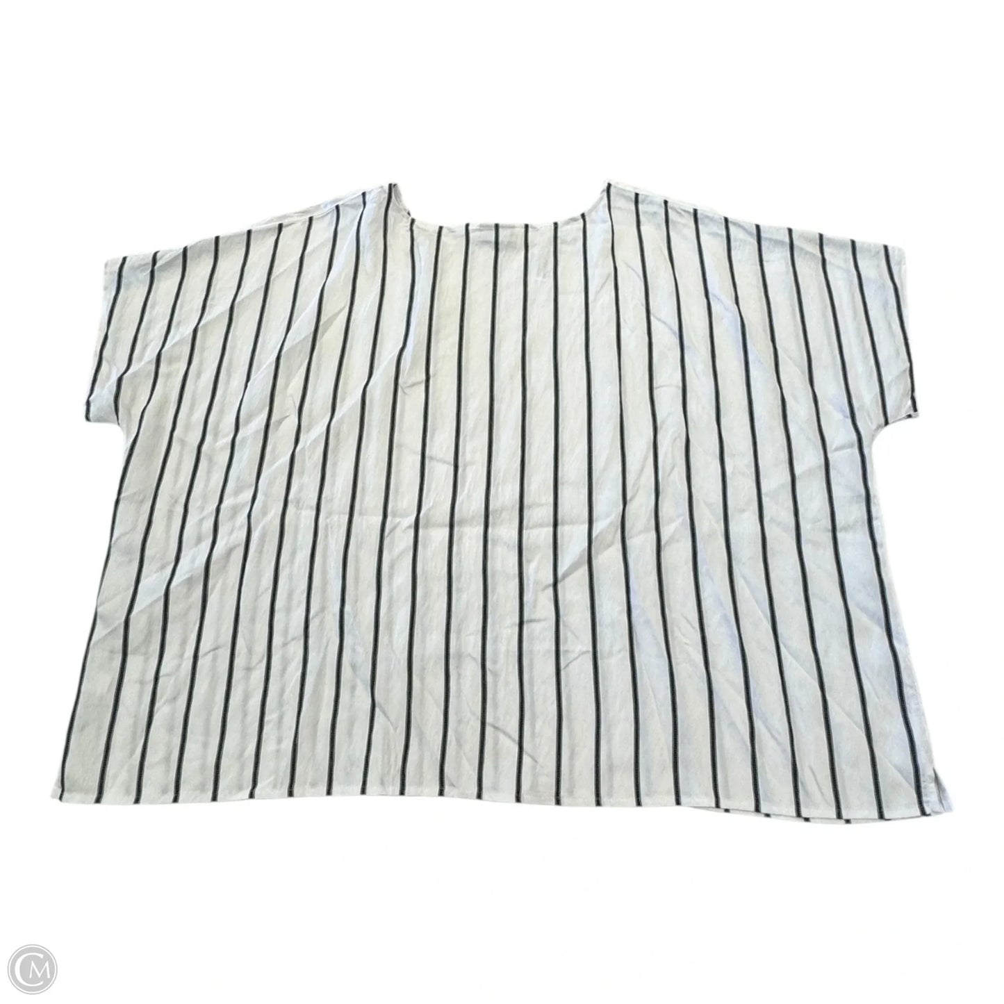 Top Short Sleeve By J. Jill In Striped Pattern, Size: 2x