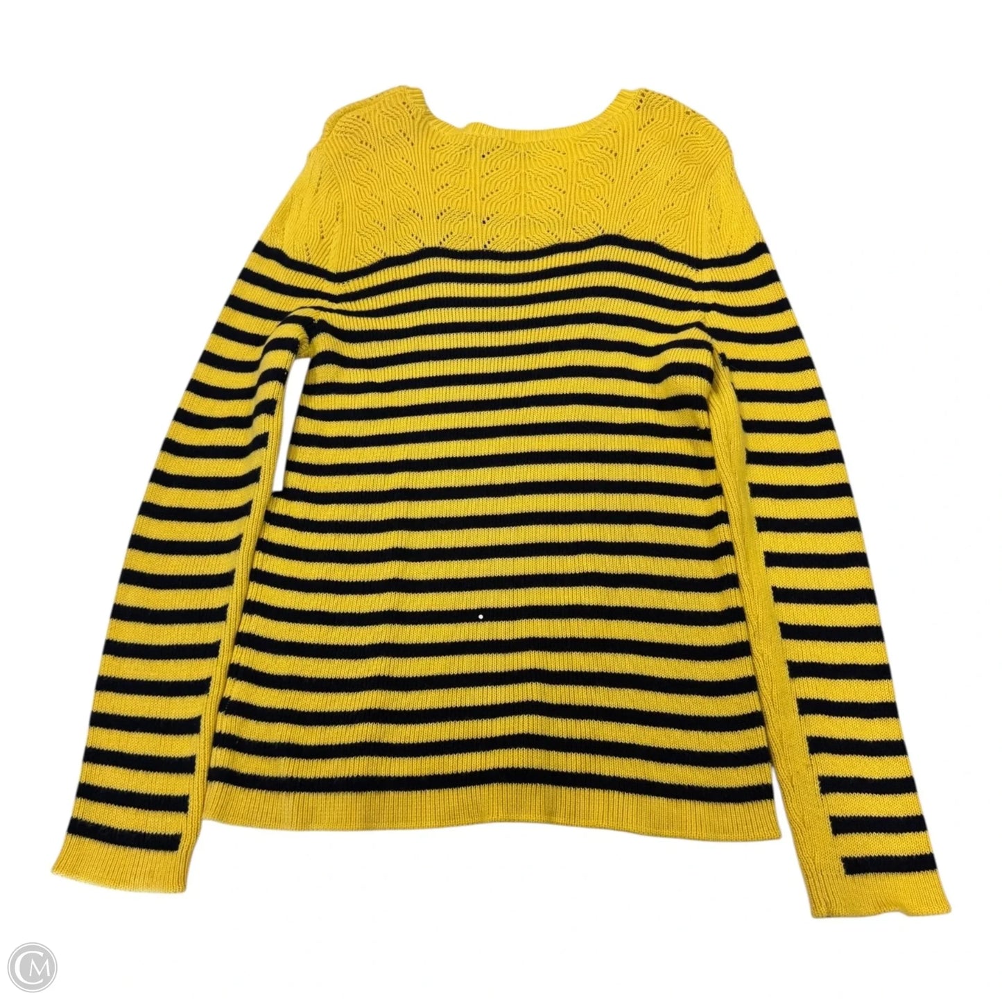 Sweater By Talbots In Striped, Size: Petite Xl