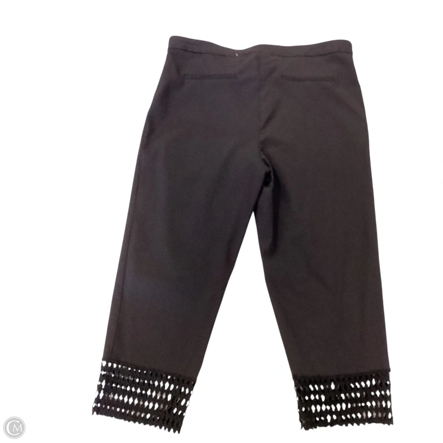 Capris By Zac And Rachel In Black, Size: 12
