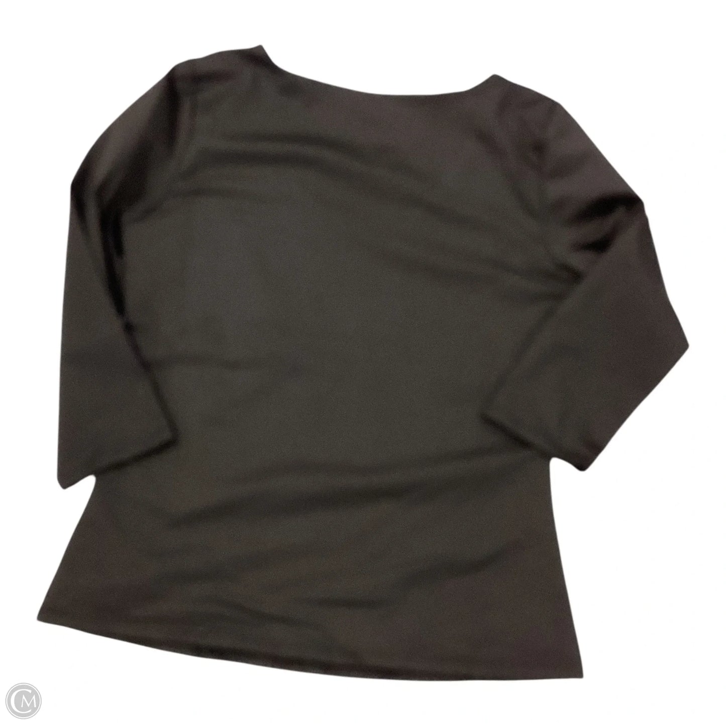 Top 3/4 Sleeve By Boston Proper In Black, Size: M