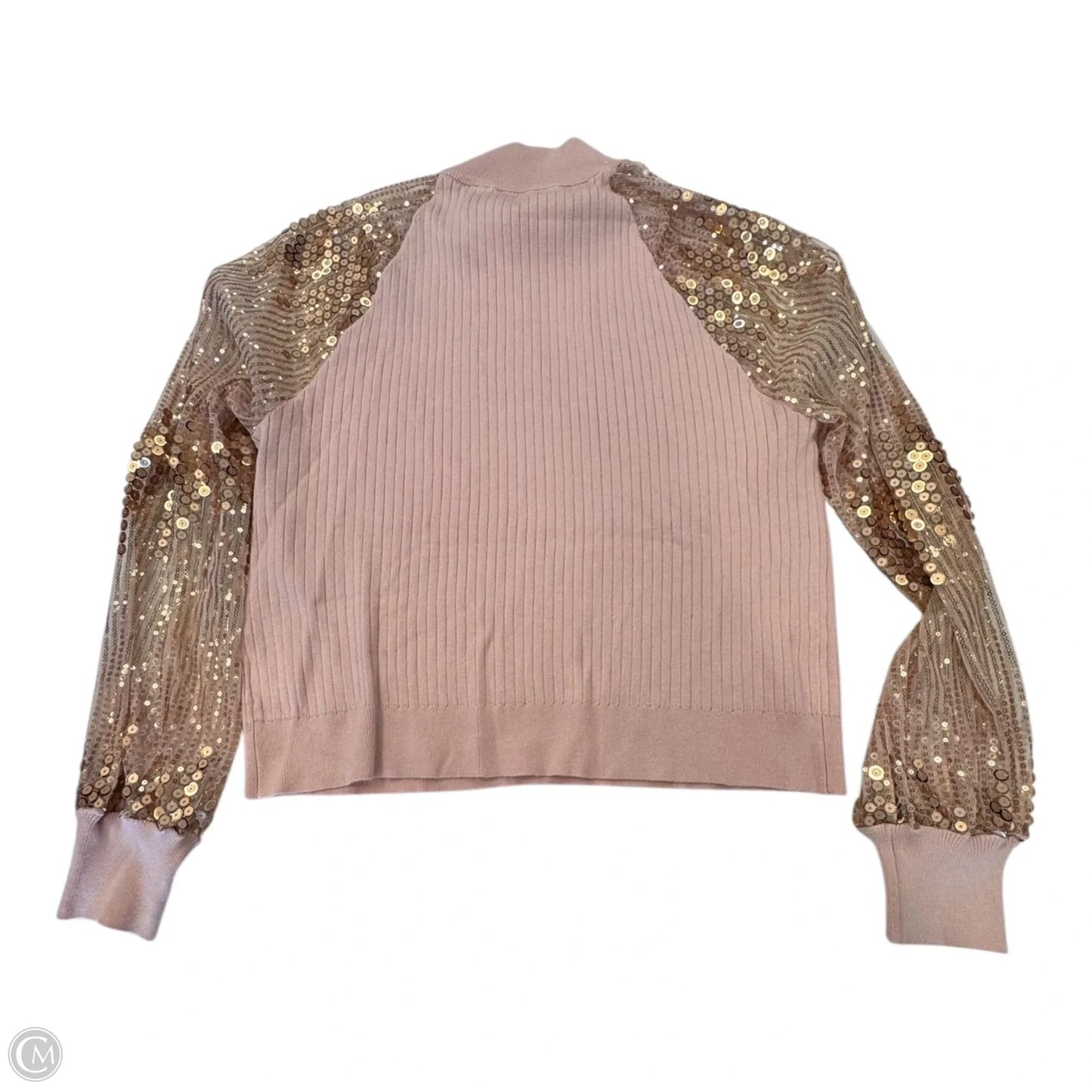 Top Long Sleeve By Joseph A. In Pink, Size: L