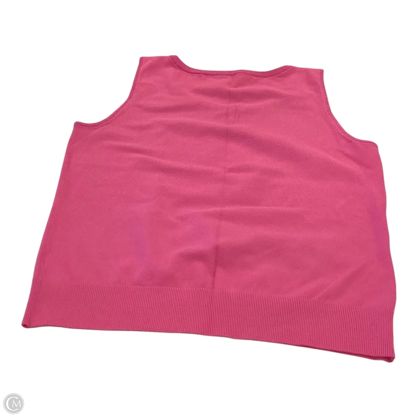 Top Sleeveless By Talbots In Pink, Size: M