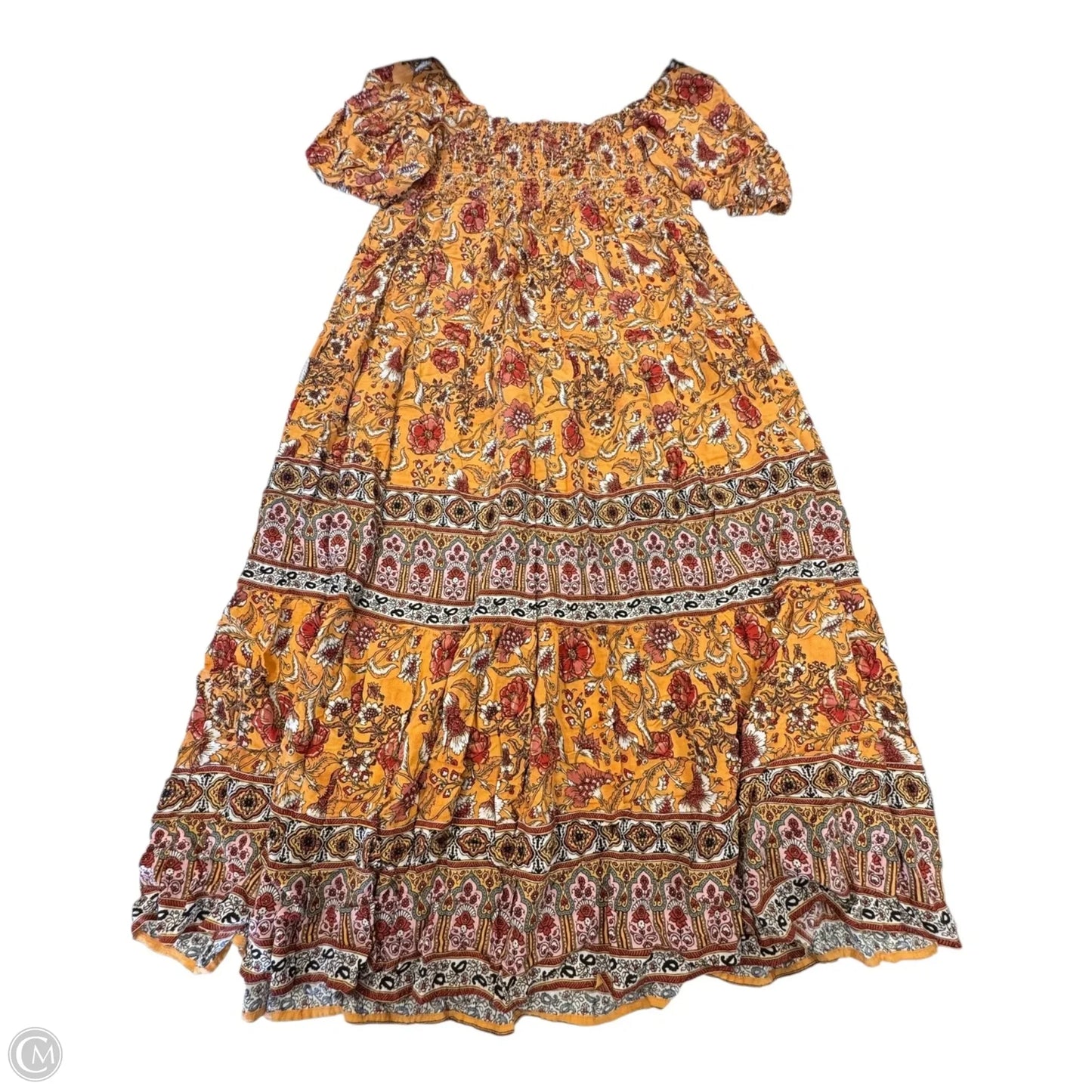 Dress Casual Maxi By Knox Rose In Floral Print, Size: L