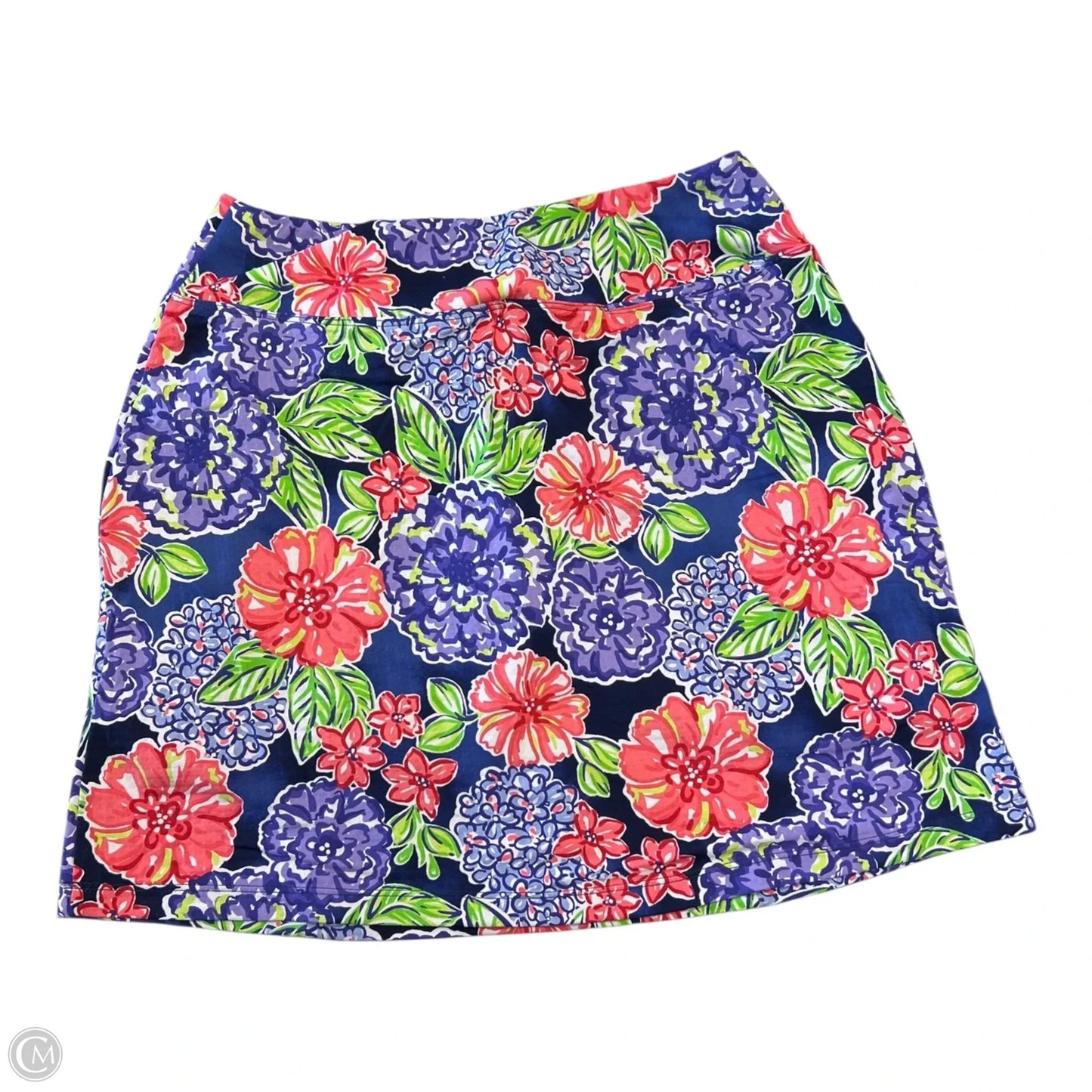 Skort By Ibkul In Floral Print, Size: Xs