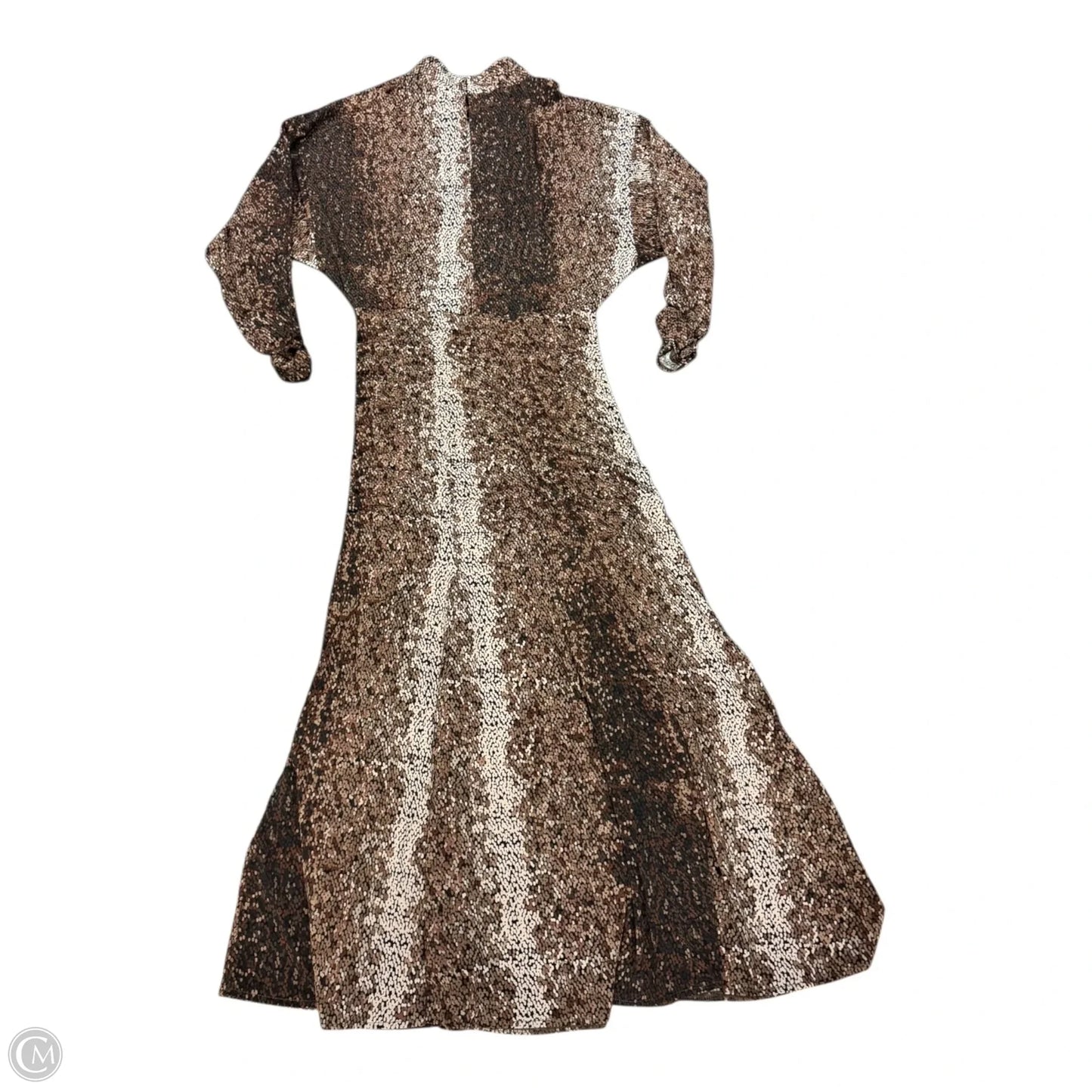 Dress Casual Maxi By H&m In Brown, Size: M