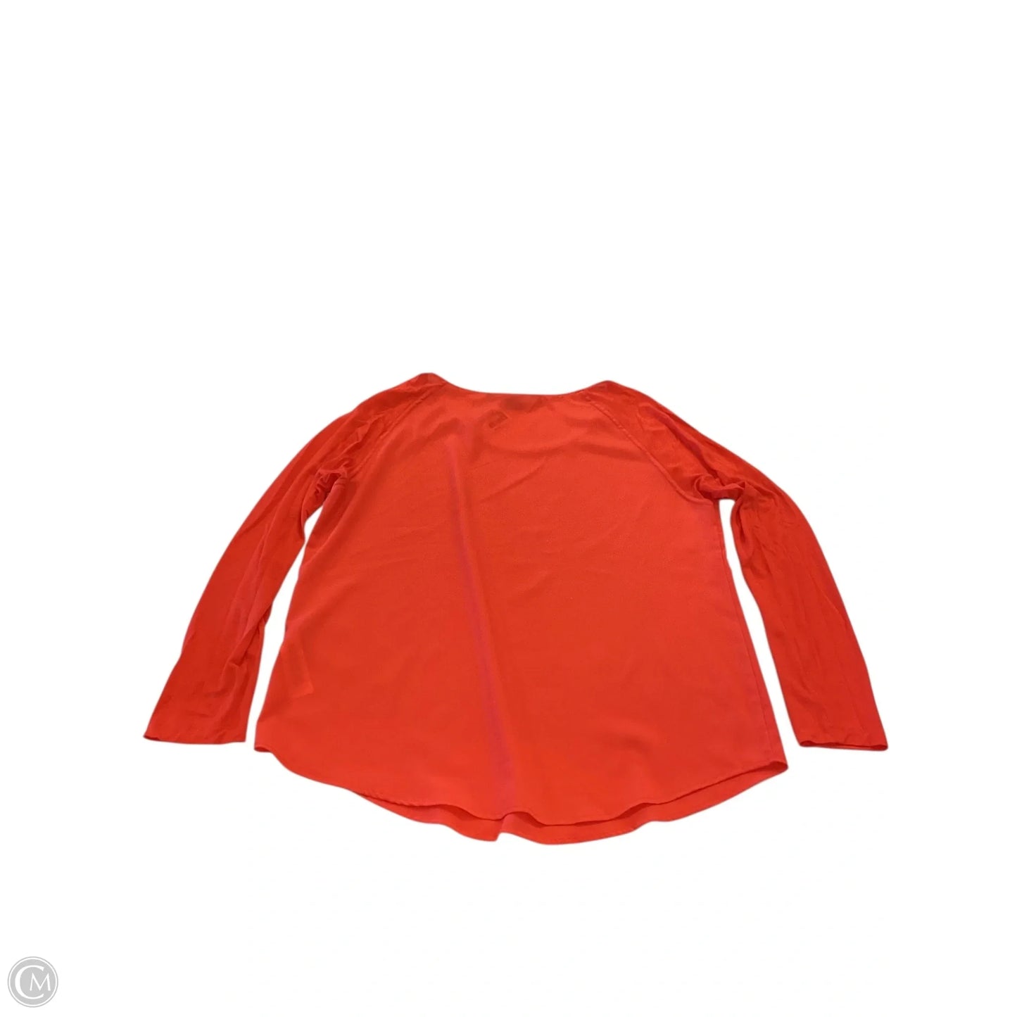 Top Long Sleeve By French Connection In Orange, Size: L