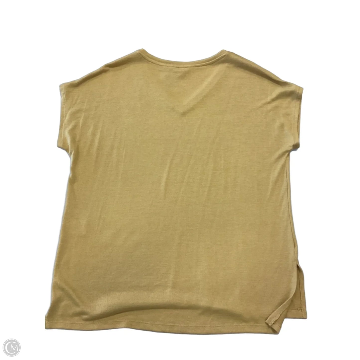 Top Short Sleeve Basic By Orvis In Yellow, Size: L