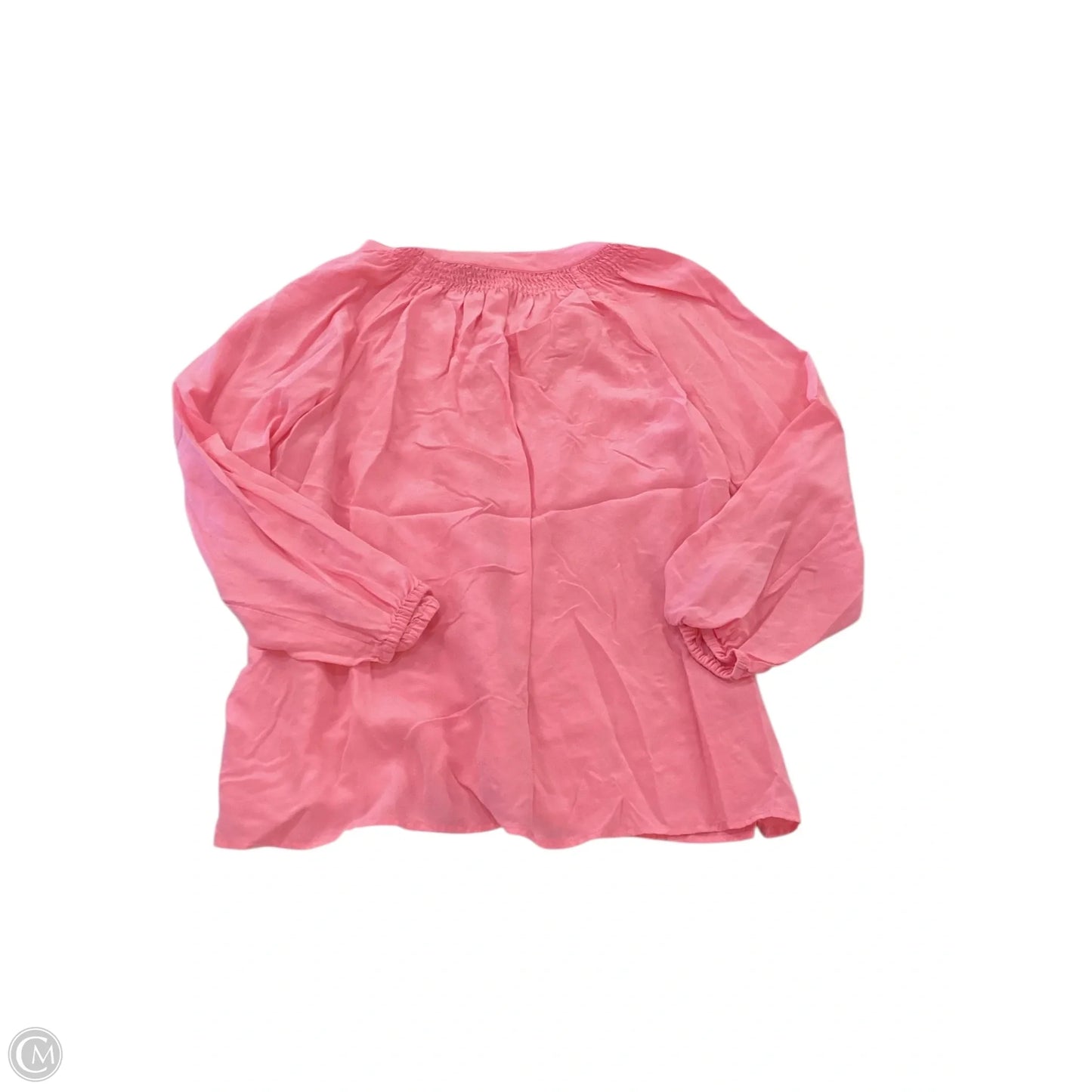 Top Long Sleeve Designer By Lilly Pulitzer In Coral, Size: Xl