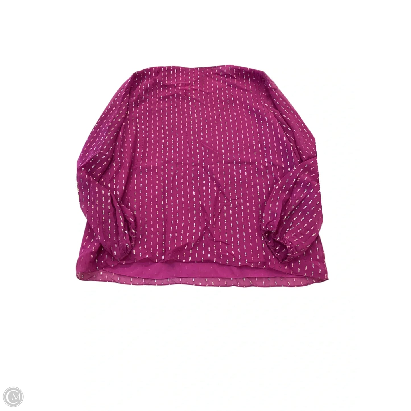 Top Long Sleeve Designer By Lilly Pulitzer In Purple, Size: Xl