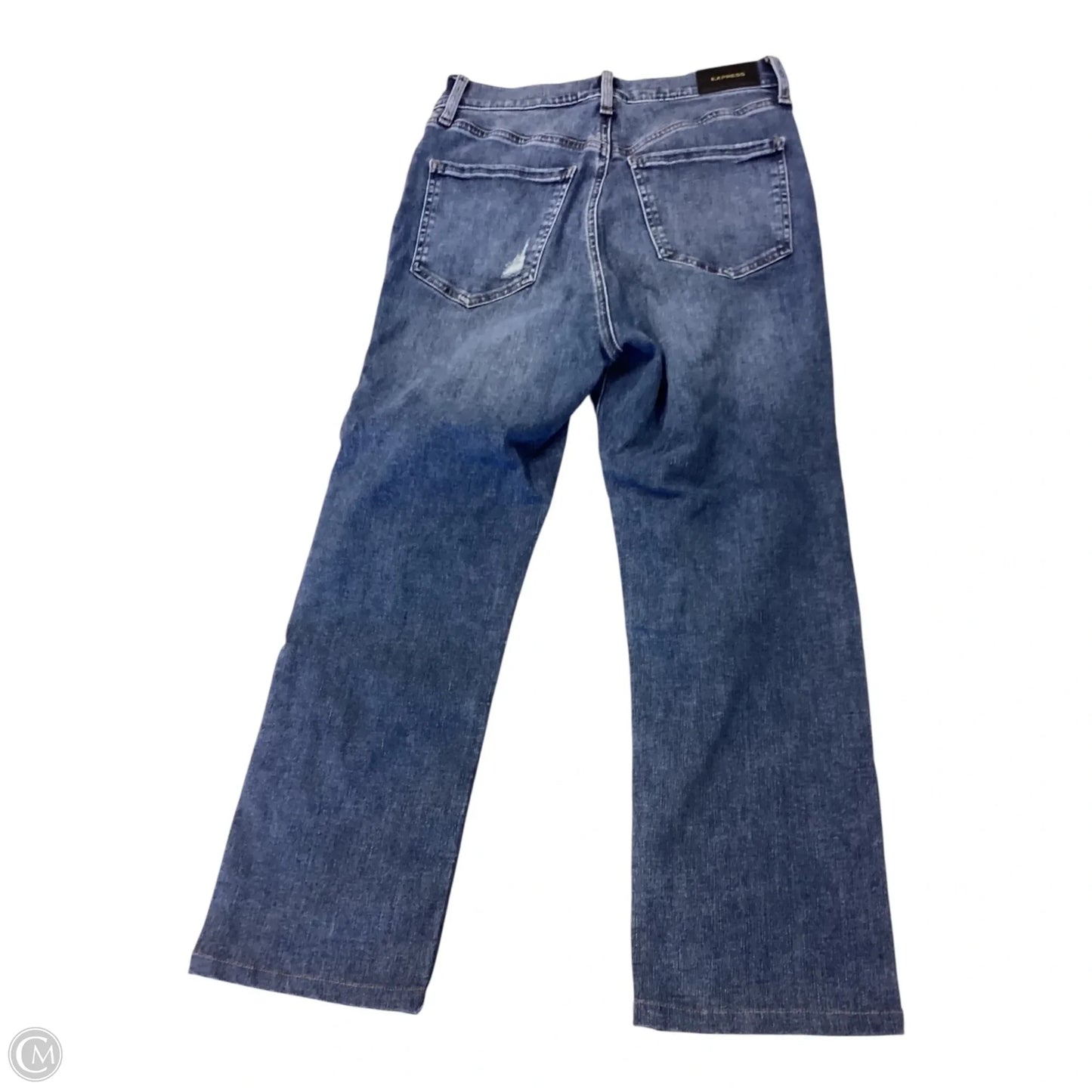 Jeans Skinny By Express In Blue Denim, Size: 6