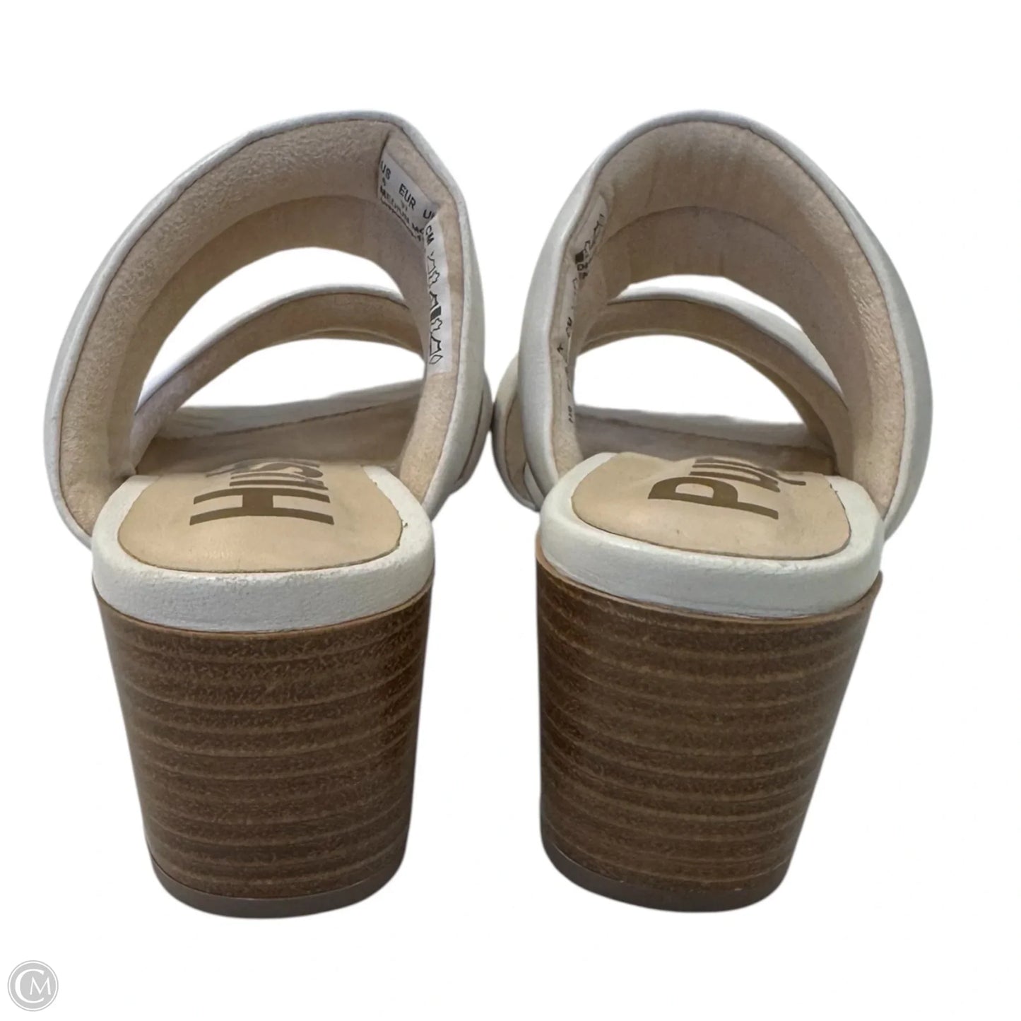 Shoes Heels Block By Hush Puppies In White, Size: 6