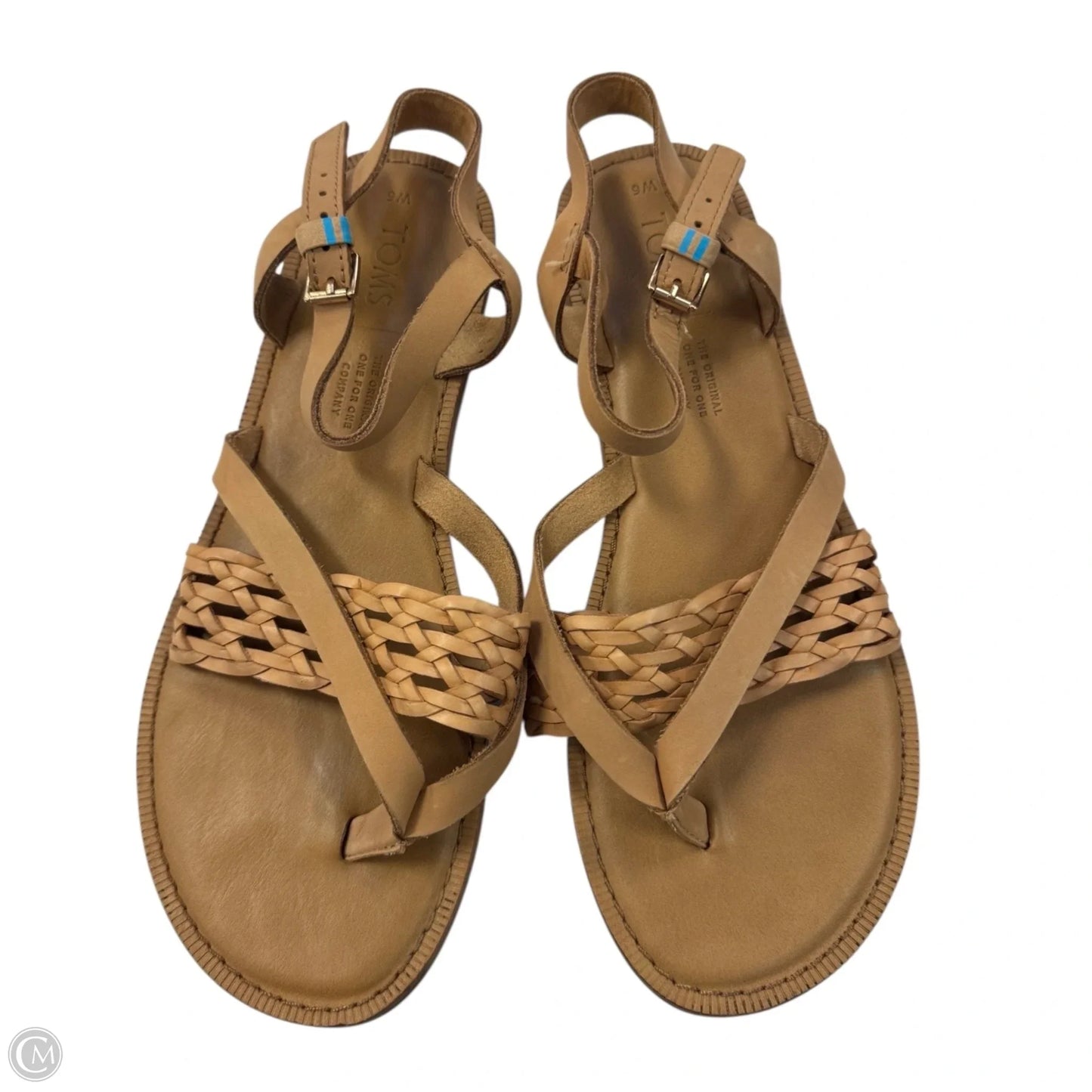 Sandals Flats By Toms In Tan, Size: 6