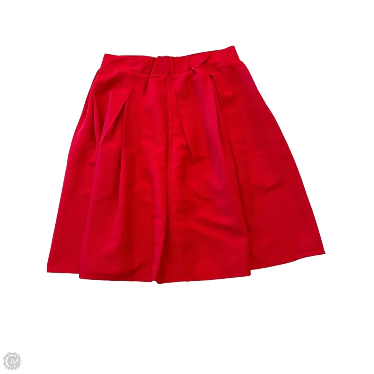 Skirt Midi By Clothes Mentor In Red, Size: L