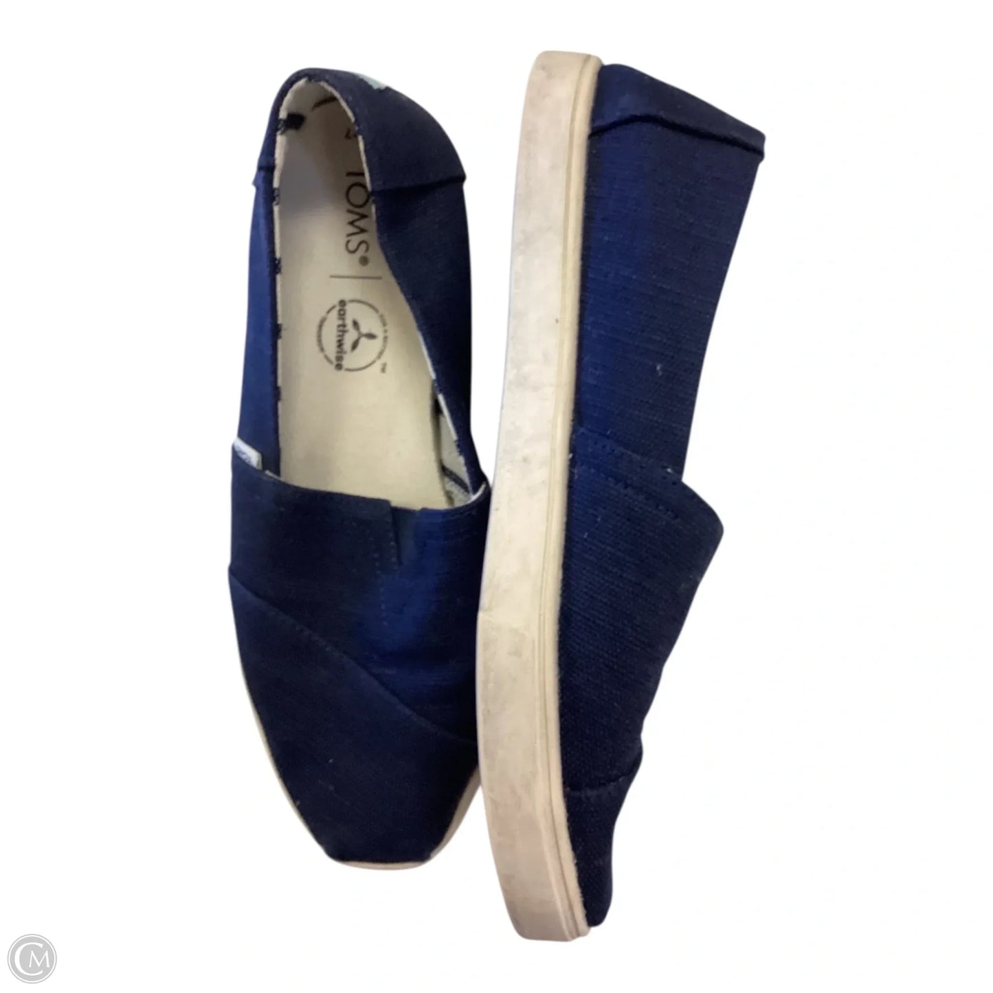Shoes Flats By Toms In Navy, Size: 7