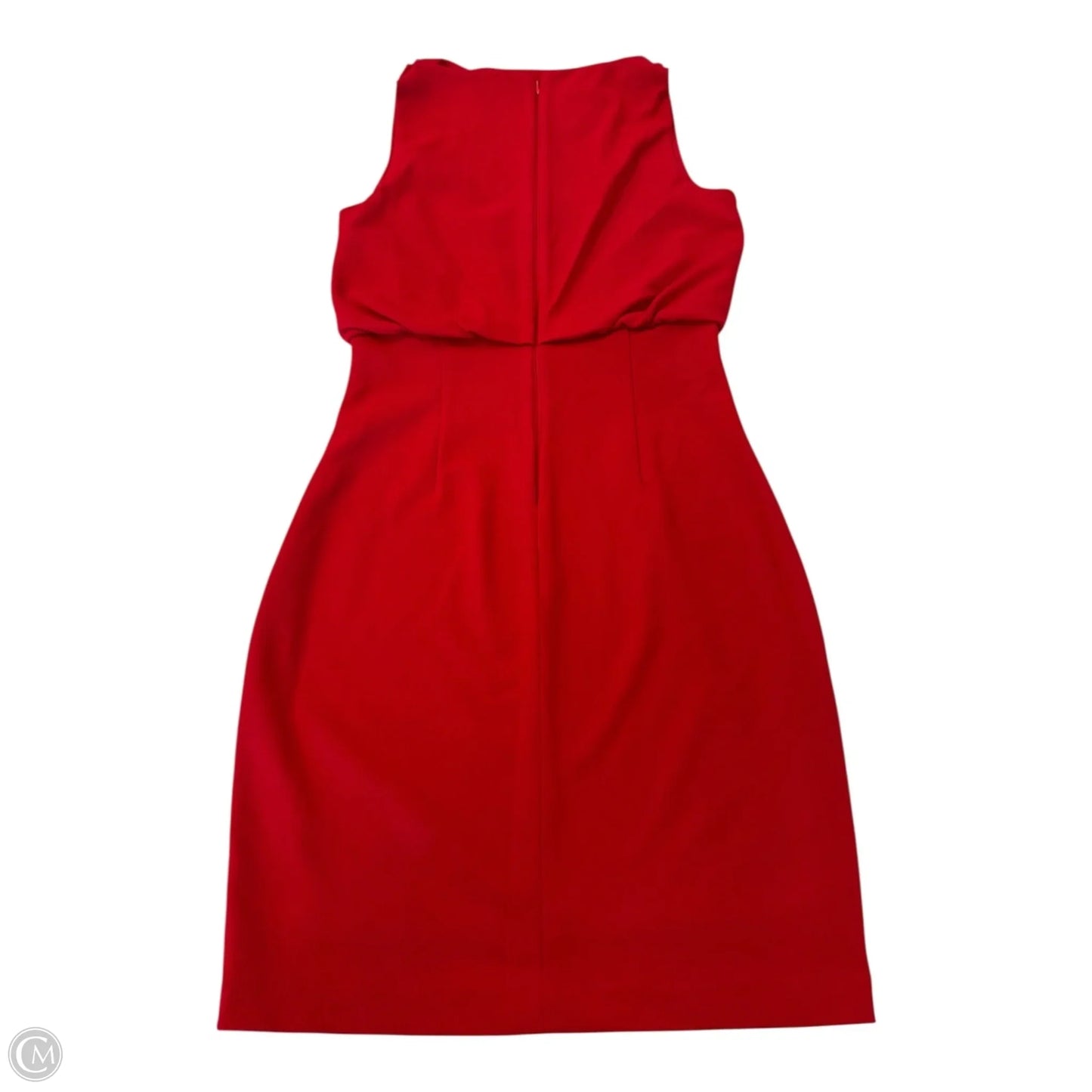Dress Work By Badgley Mischka In Red, Size: 0