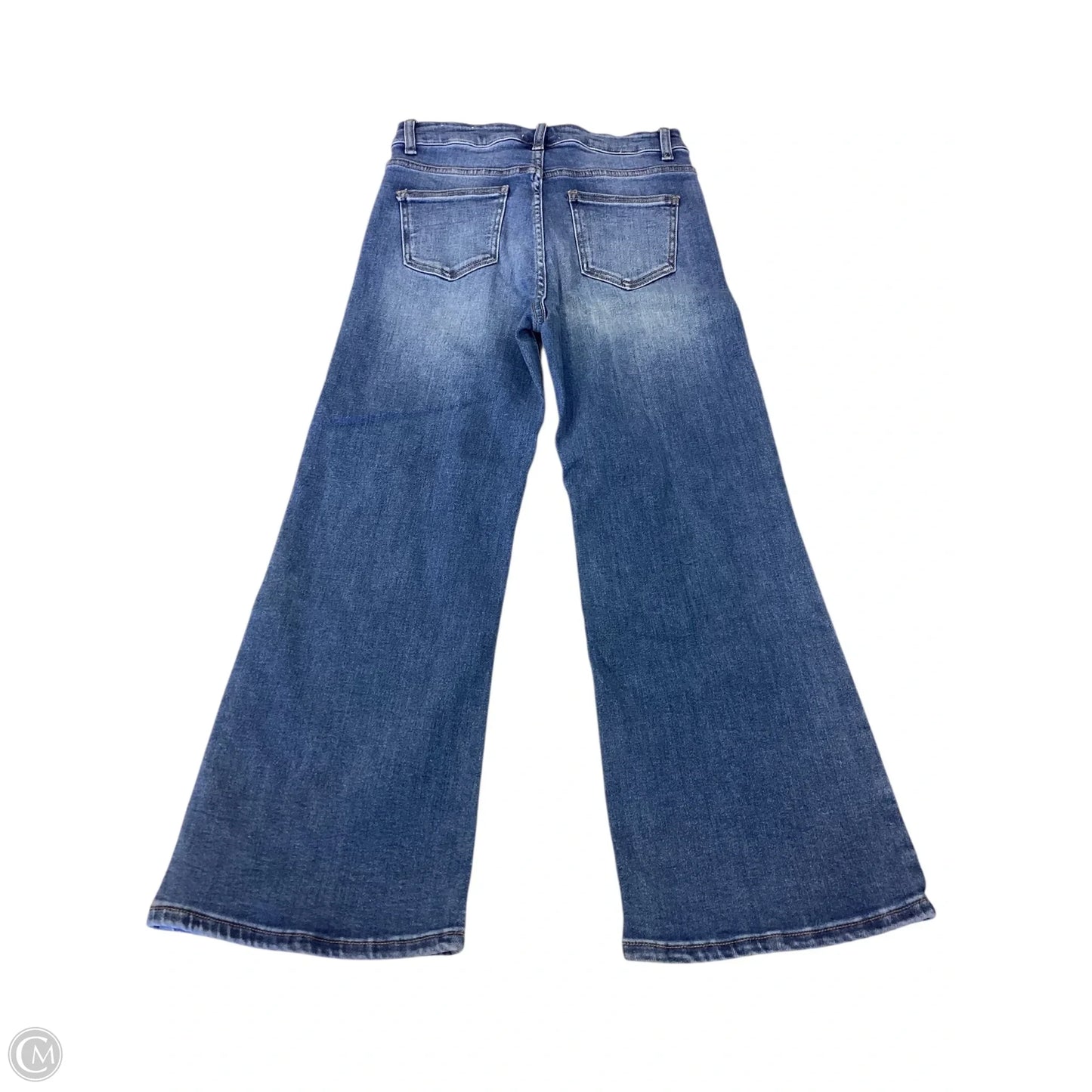 Jeans Flared By For The Republic In Blue Denim, Size: 8p