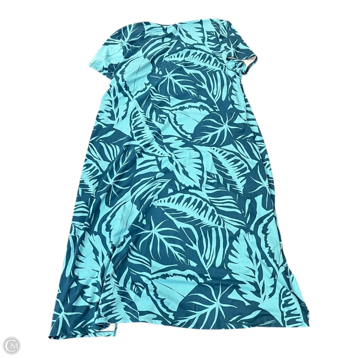 Dress Casual Maxi By Cuddl Duds In Blue, Size: 3x