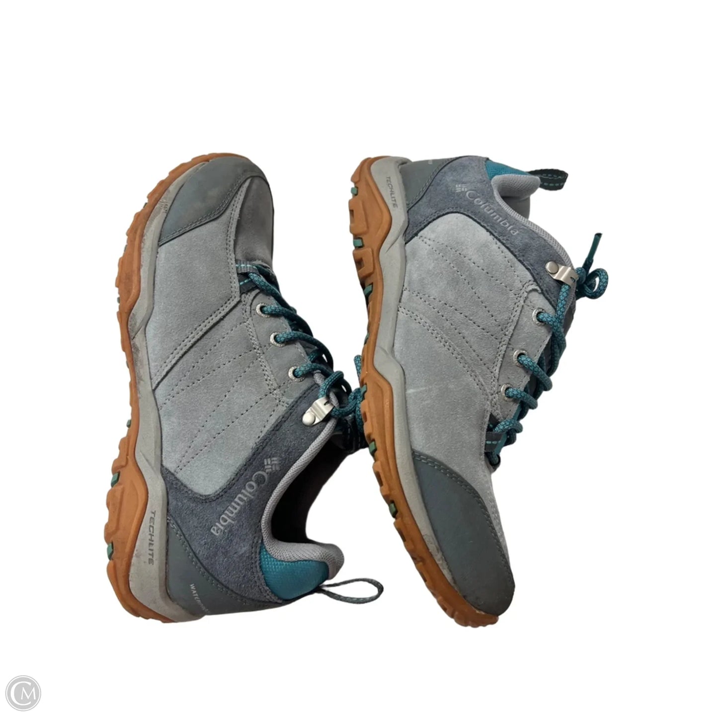 Shoes Hiking By Columbia In Grey, Size: 9.5