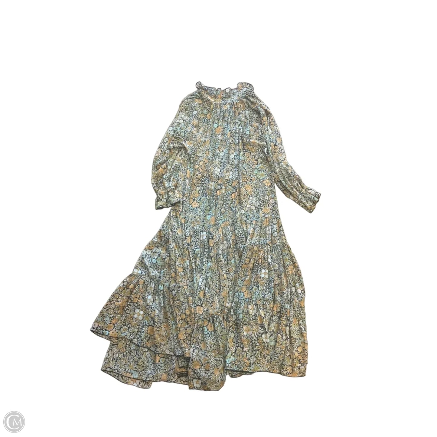Dress Casual Maxi By Free People In Floral Print, Size: Xs