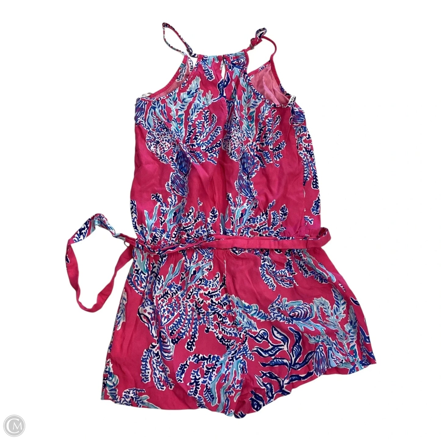 Romper Designer By Lilly Pulitzer In Pink, Size: S