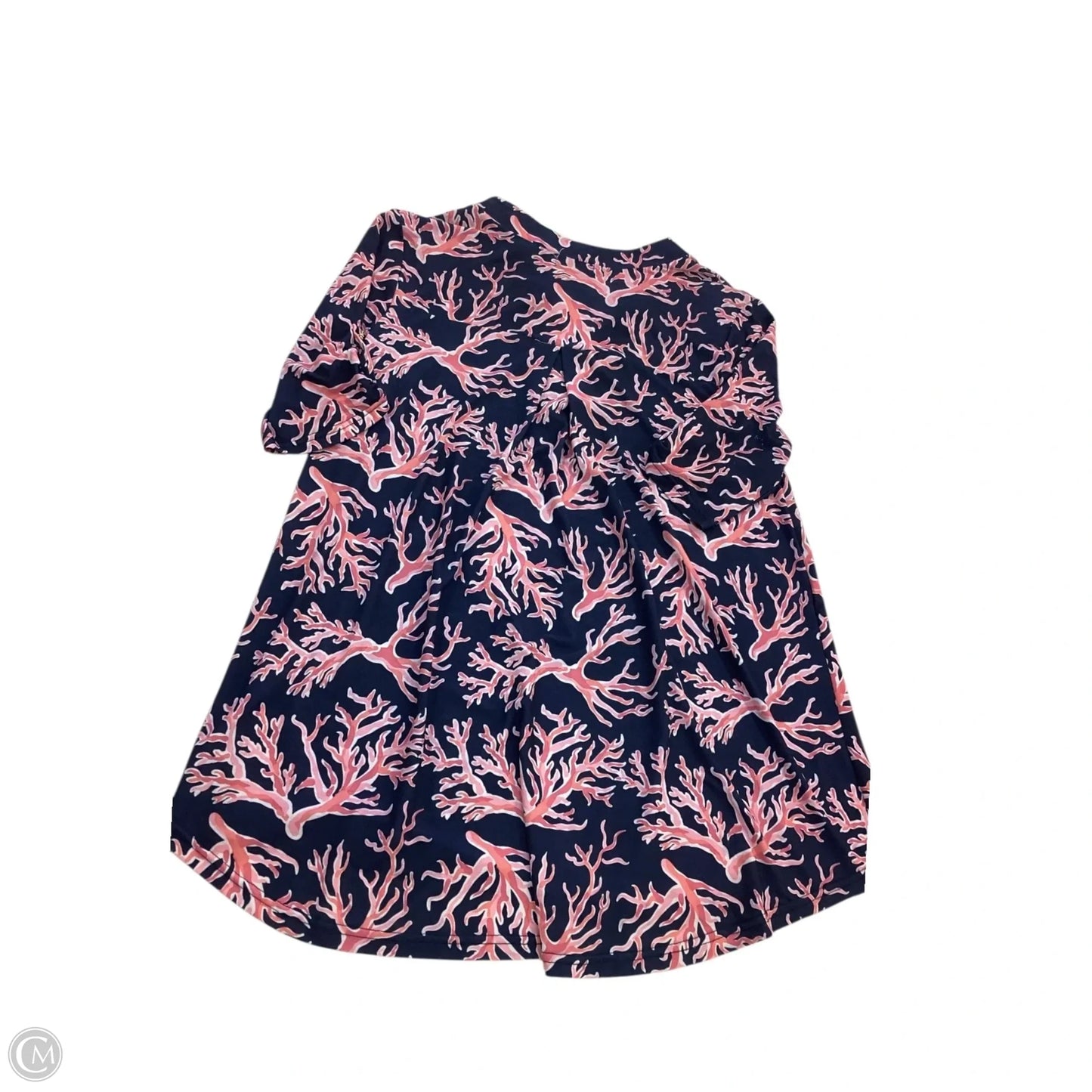 Top Short Sleeve By Simply Southern In Tropical Print, Size: S