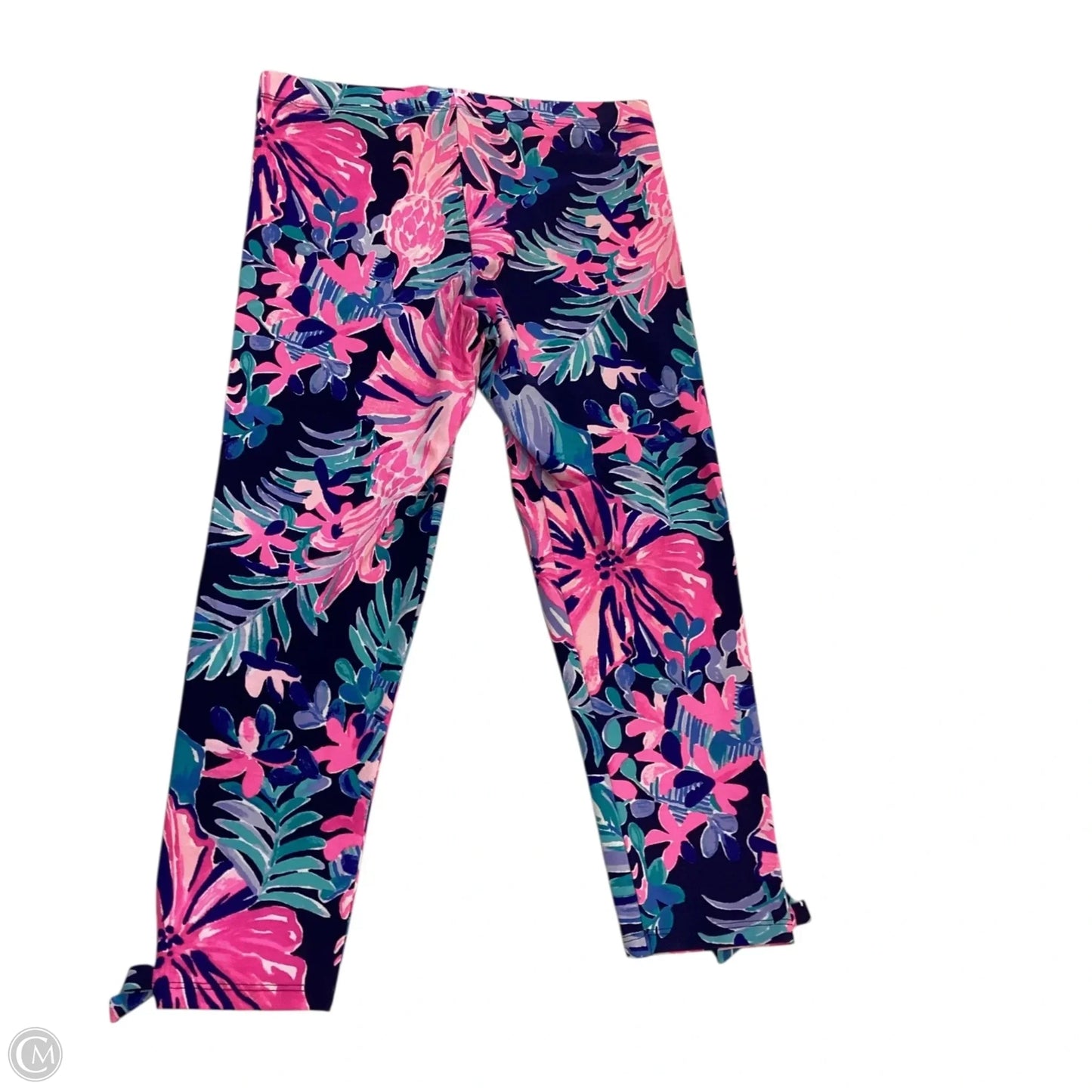 Pants Designer By Lilly Pulitzer In Blue & Pink, Size: Xl