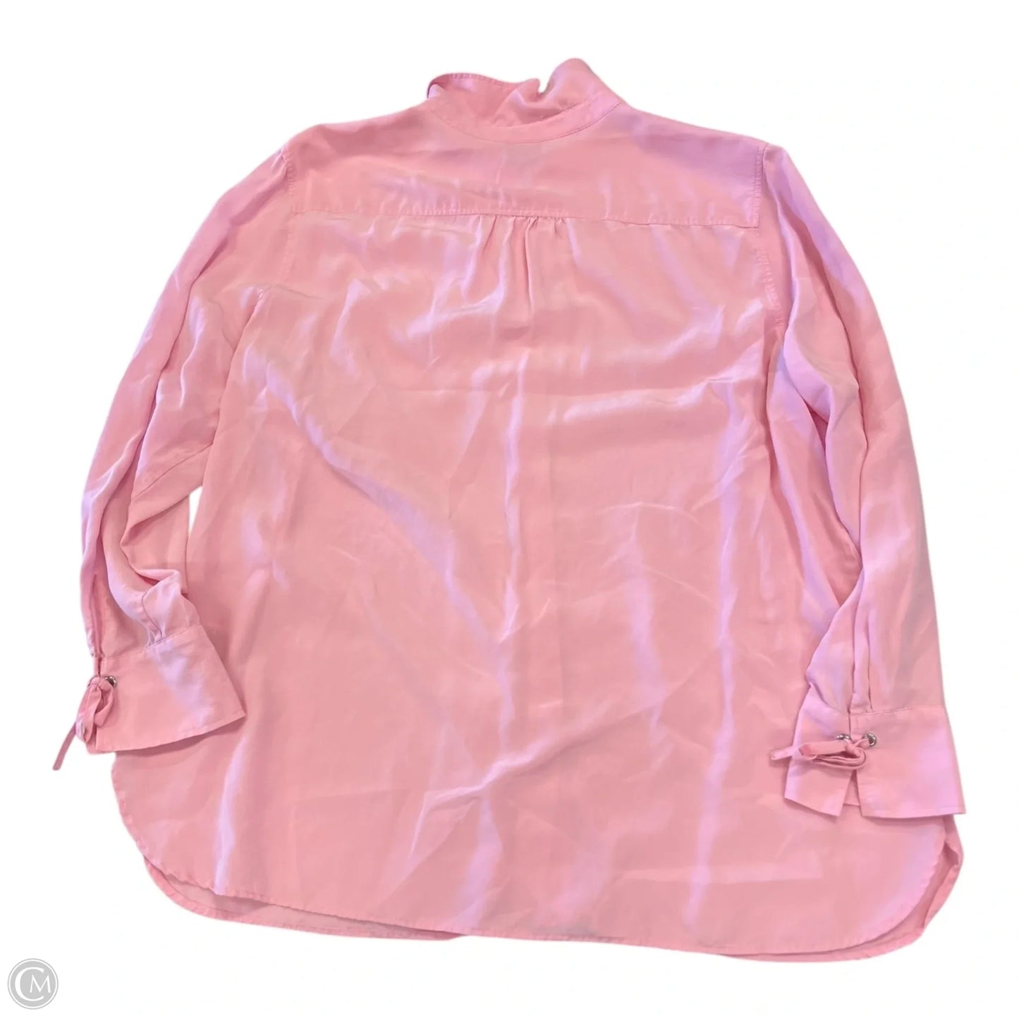 Top Long Sleeve By Talbots In Pink, Size: Xl