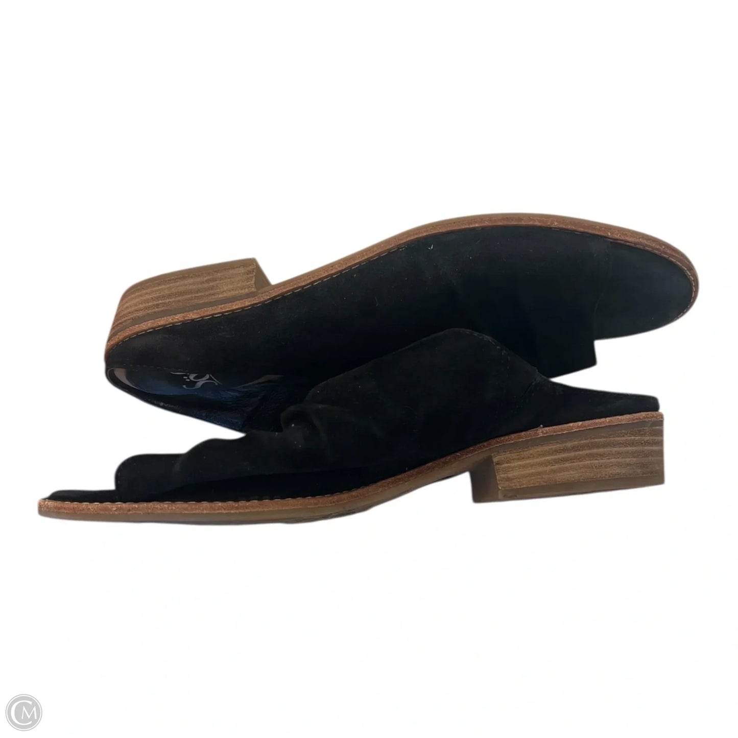 Shoes Heels Wedge By Sofft In Black, Size: 9