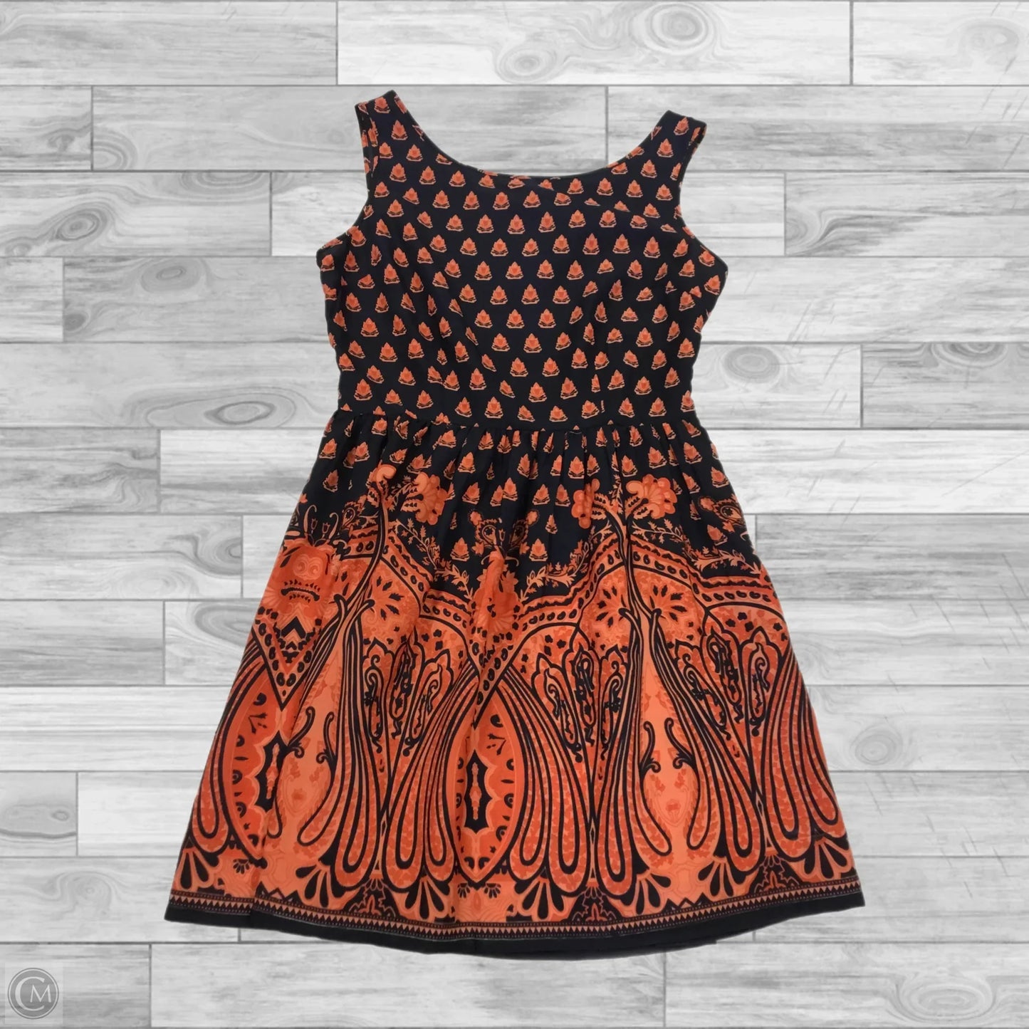 Dress Casual Short By Pinky In Orange, Size: M