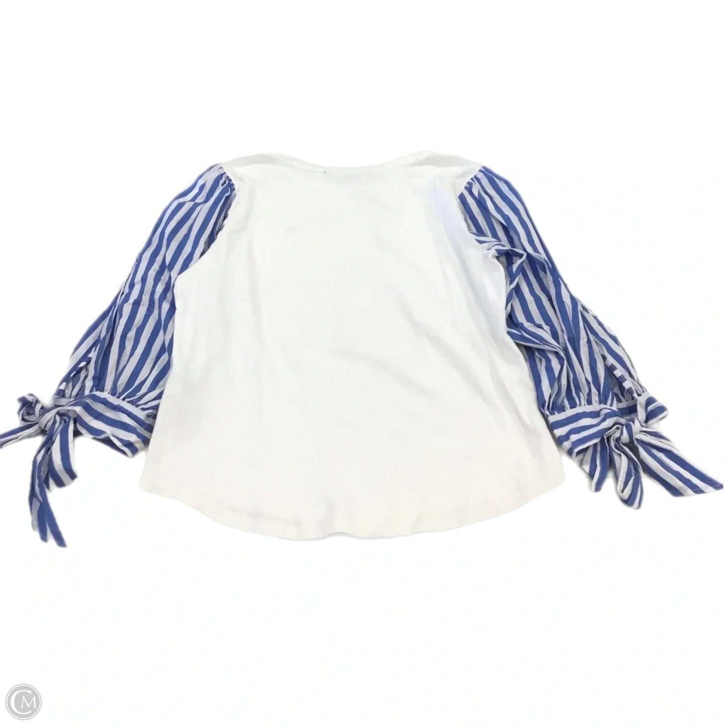 Top 3/4 Sleeve By Tommy Hilfiger In White, Size: L