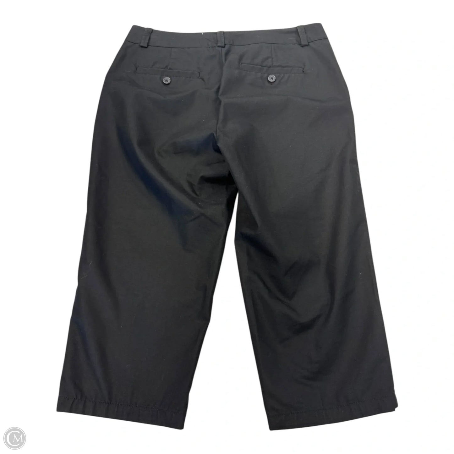 Capris By Dockers In Black, Size: 8p