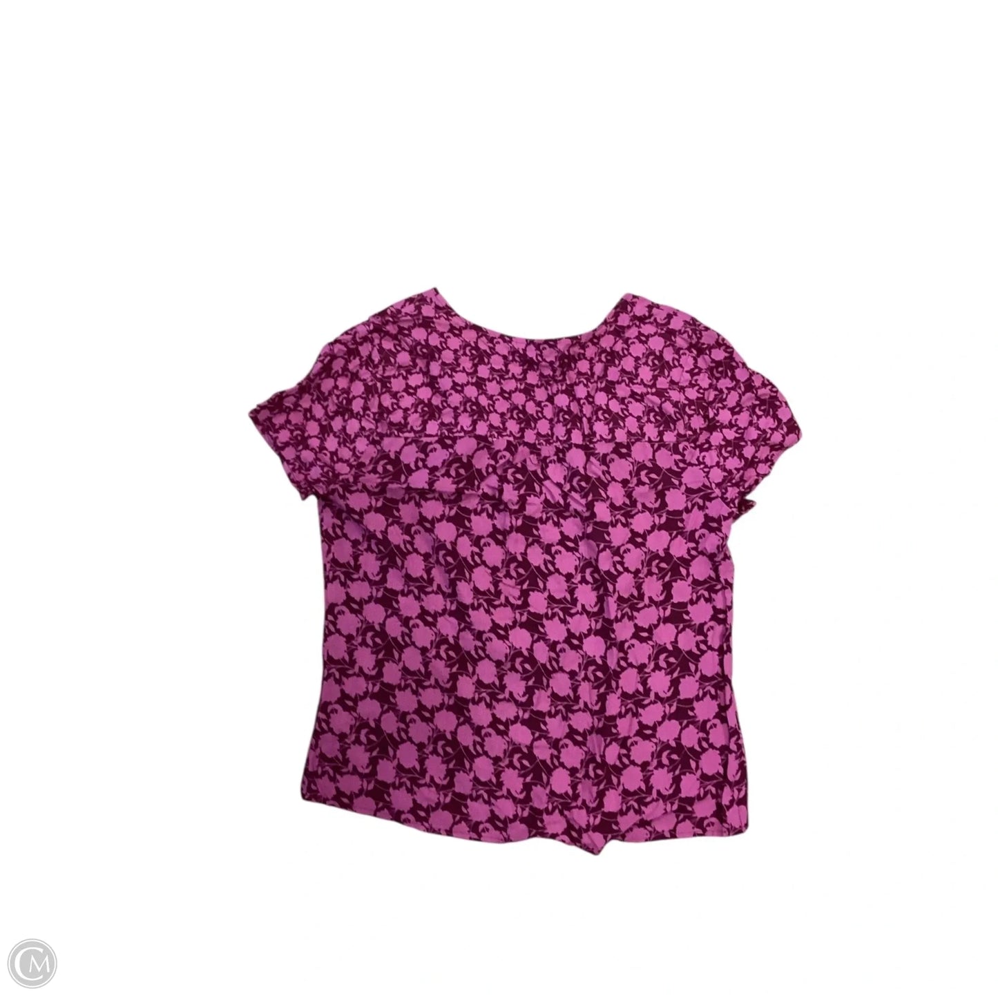 Top Short Sleeve By Nautica In Purple, Size: S