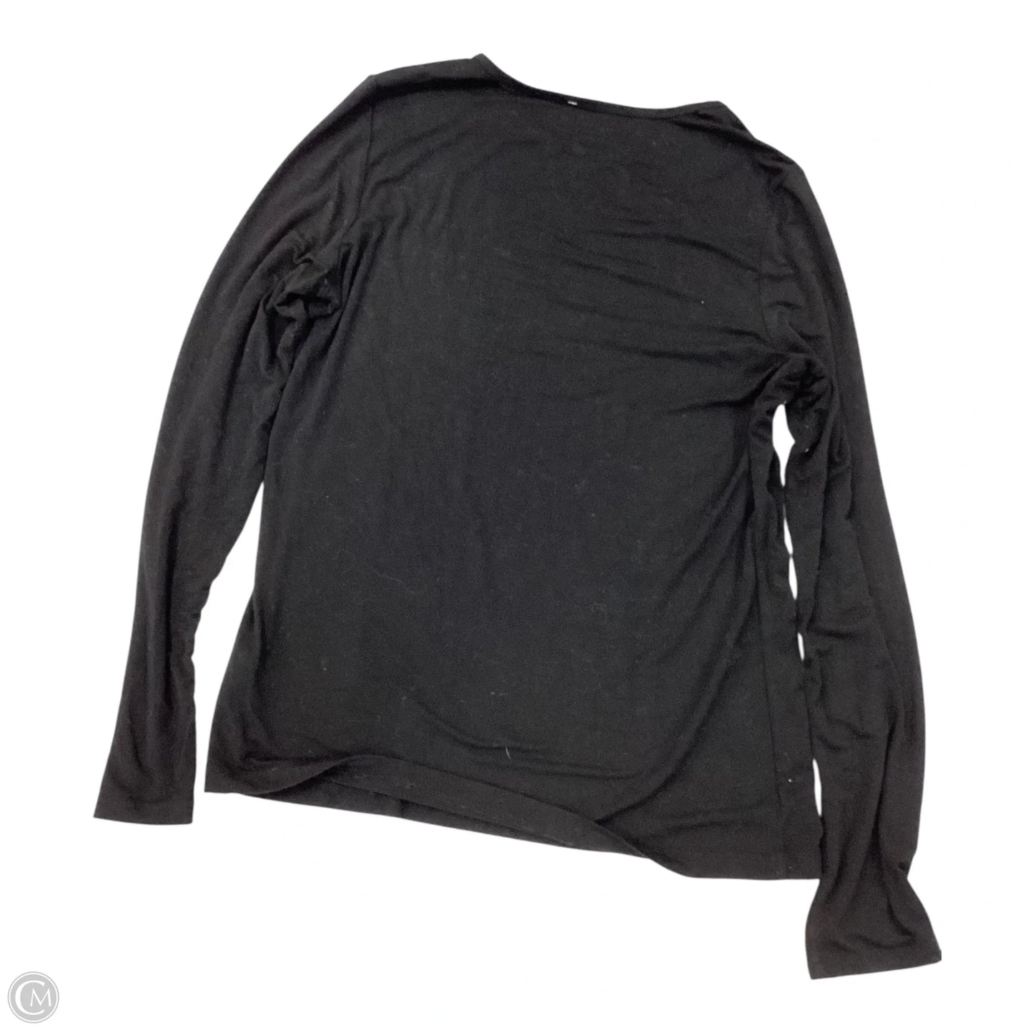 Top Long Sleeve Basic By Lord And Taylor In Black, Size: M