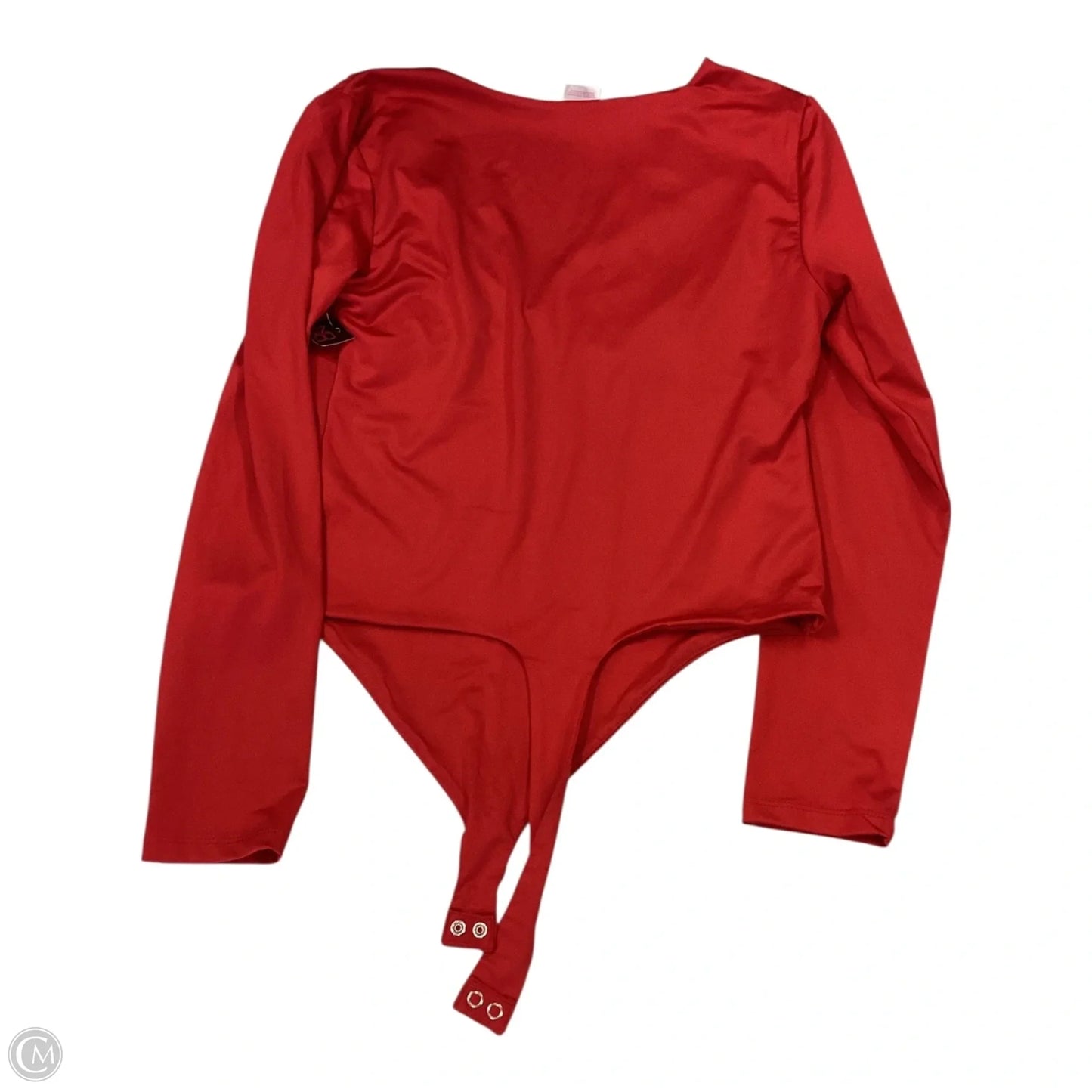 Top Long Sleeve By No Boundaries In Red, Size: L