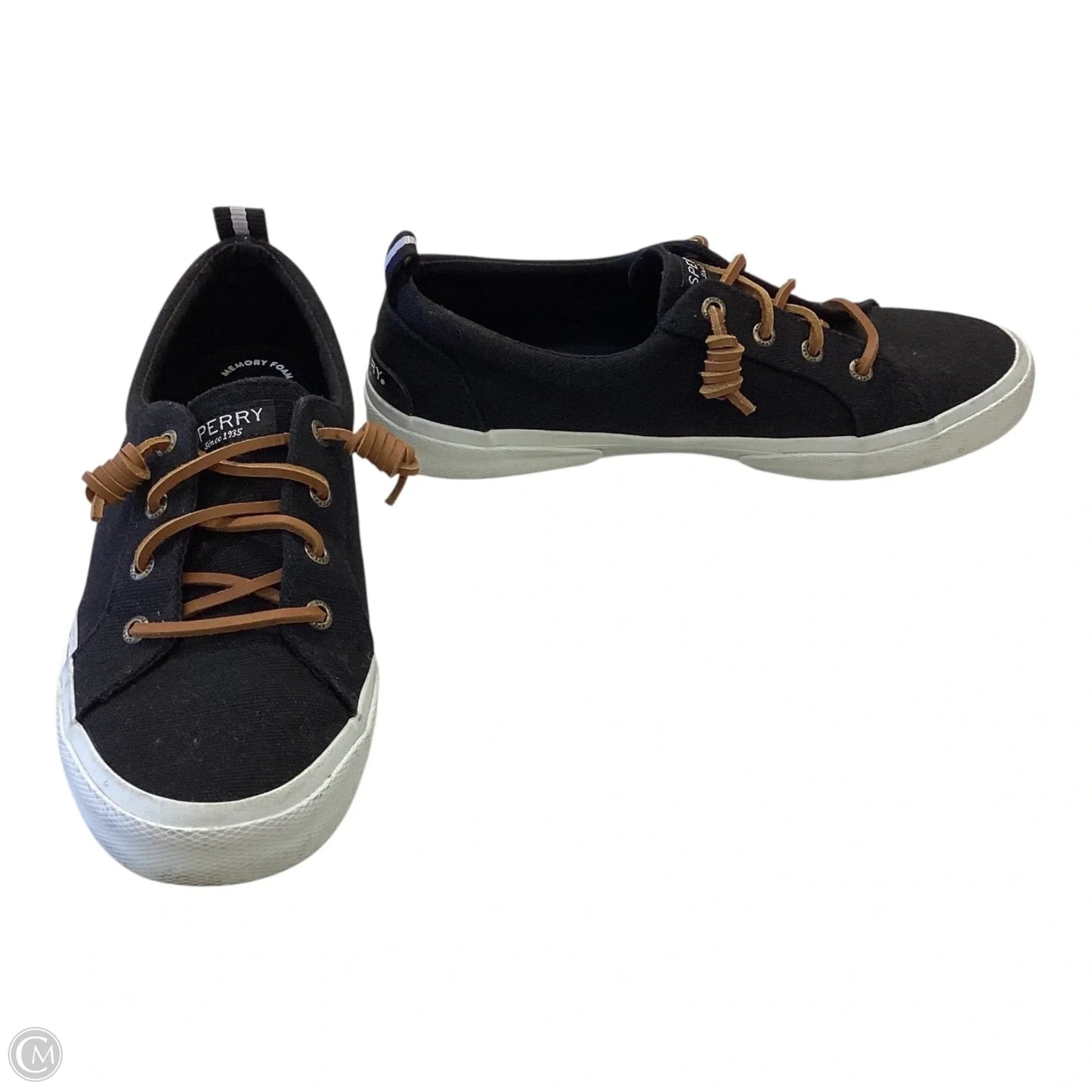 Shoes Athletic By Sperry In Black, Size: 7