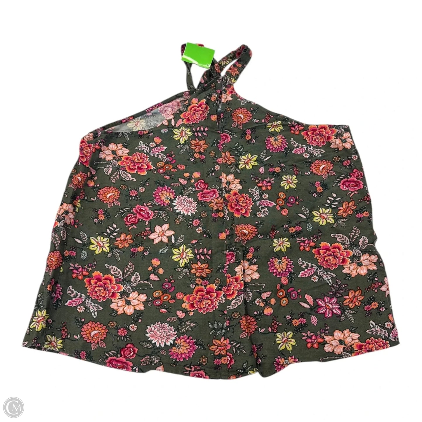 Top Sleeveless By Loft In Floral Print, Size: S