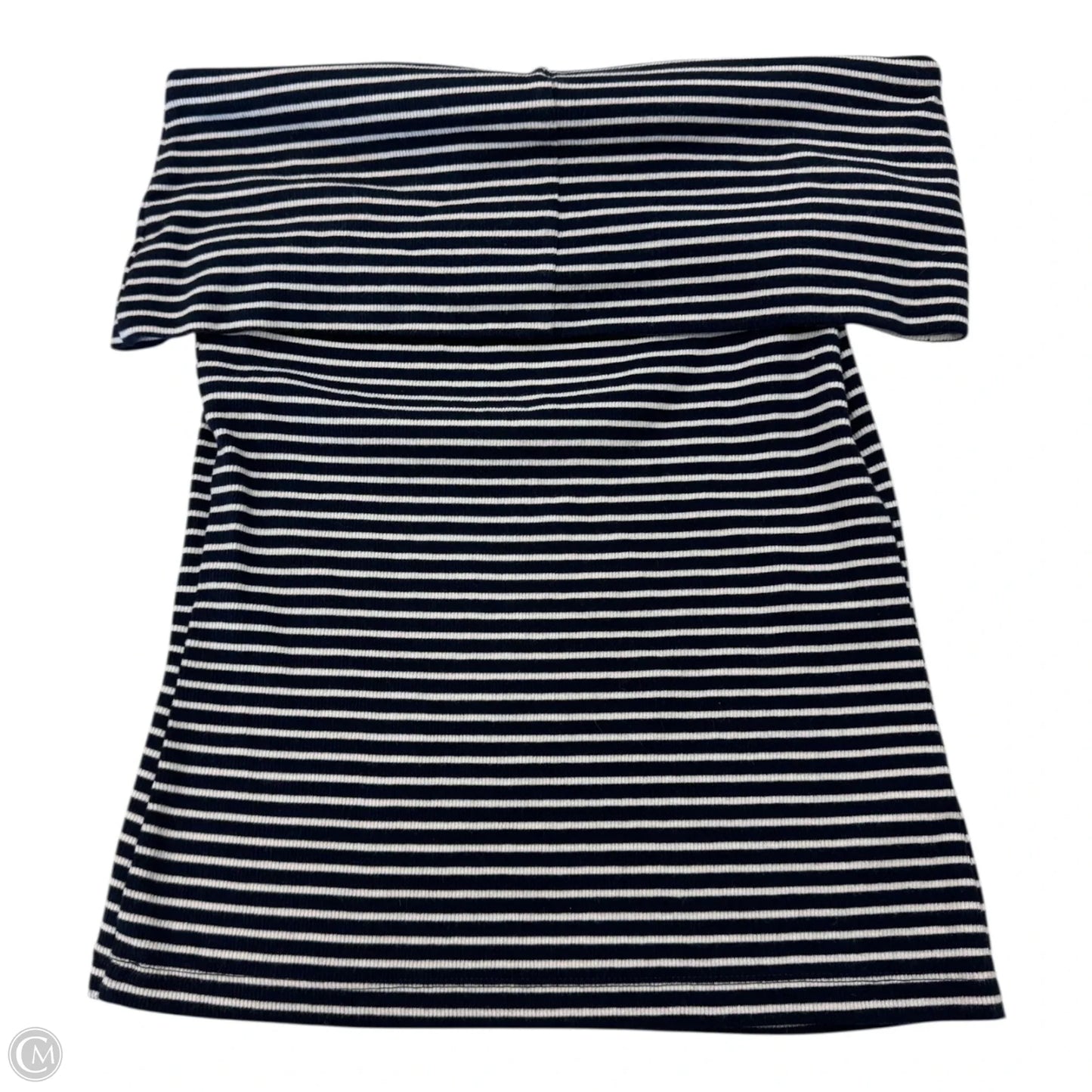 Top Sleeveless By Loft In Striped Pattern, Size: M