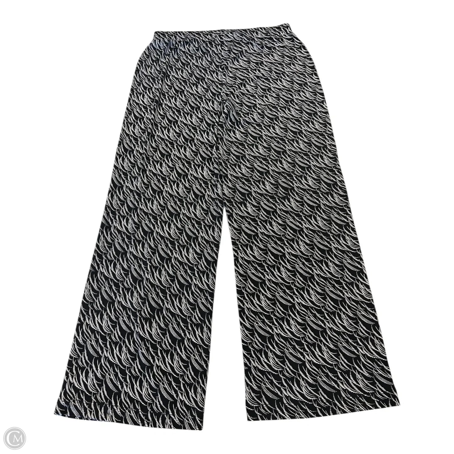 Pants Lounge By Chaus In Black & White, Size: M