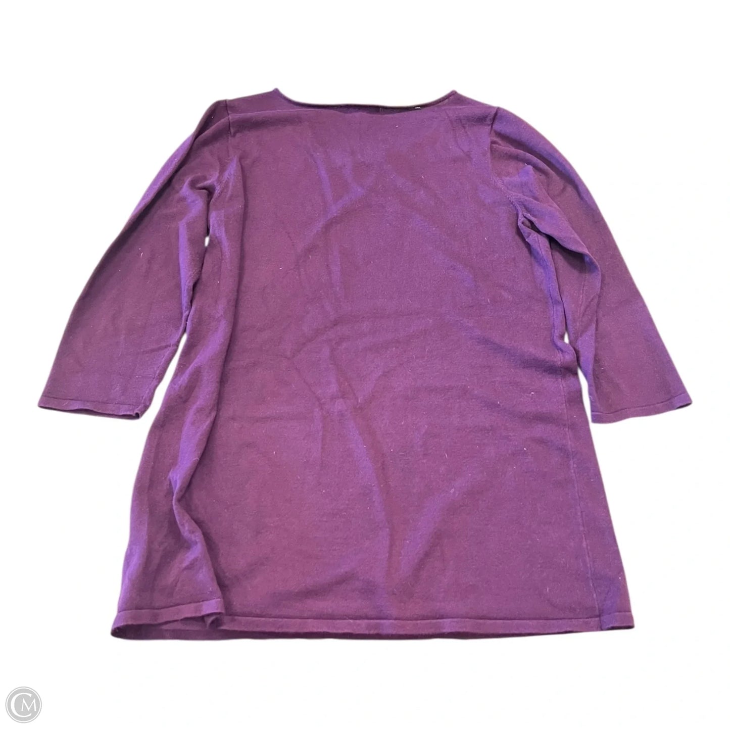 Sweater By Roz And Ali In Purple, Size: L