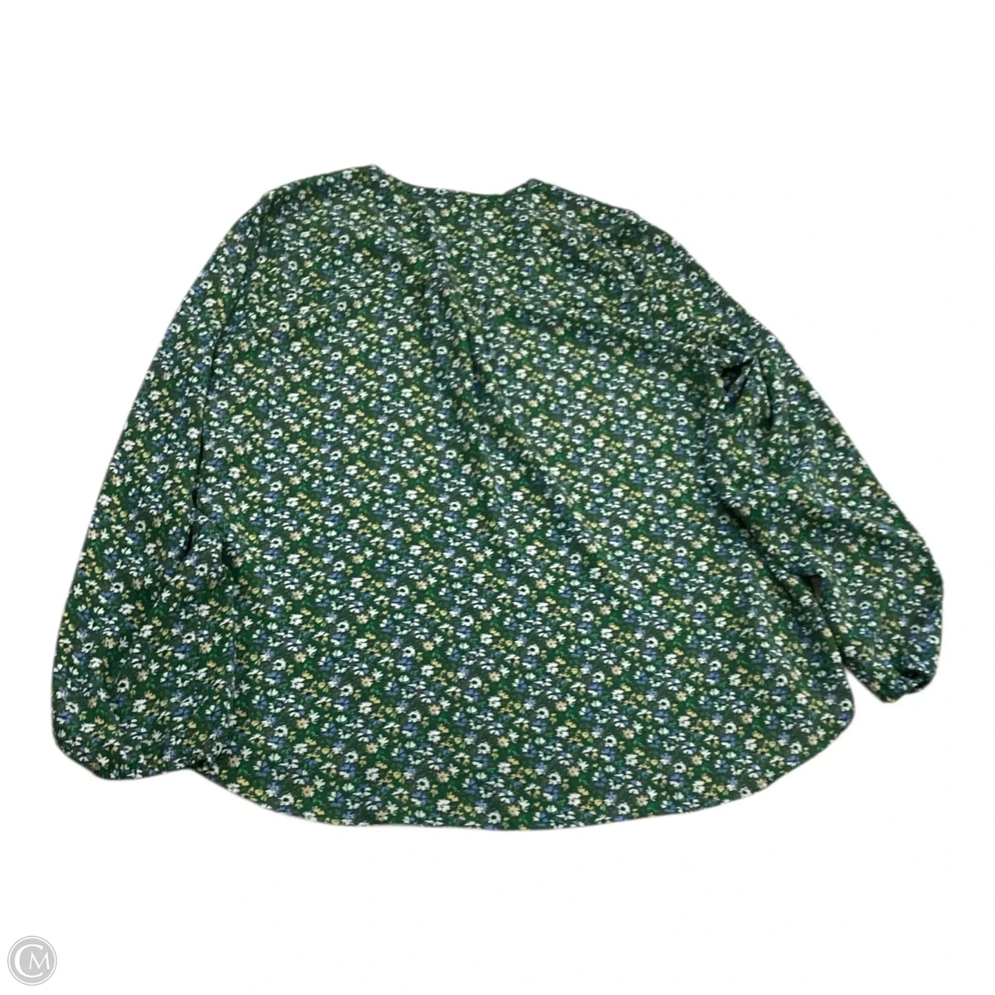 Top Long Sleeve By Pleione In Floral Print, Size: S