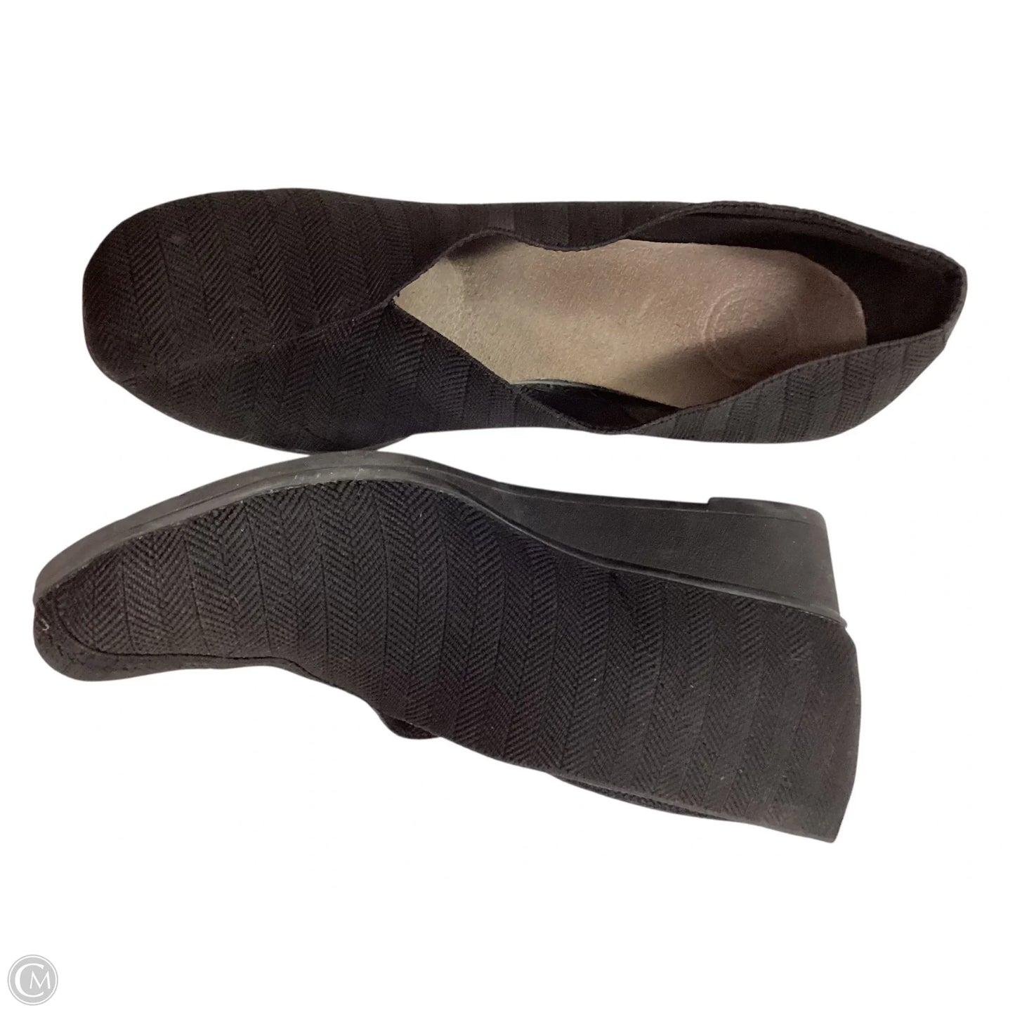 Shoes Flats By Clothes Mentor In Black, Size: 8