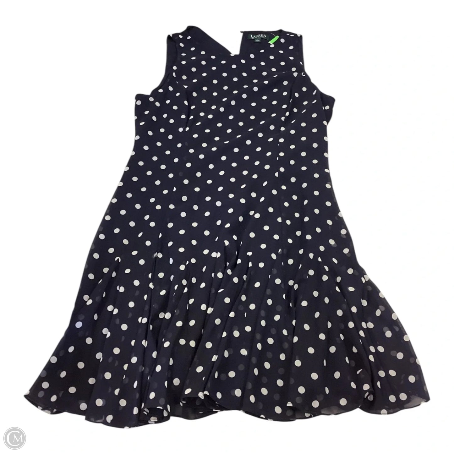 Dress Casual Short By Ralph Lauren In Polkadot Pattern, Size: 14