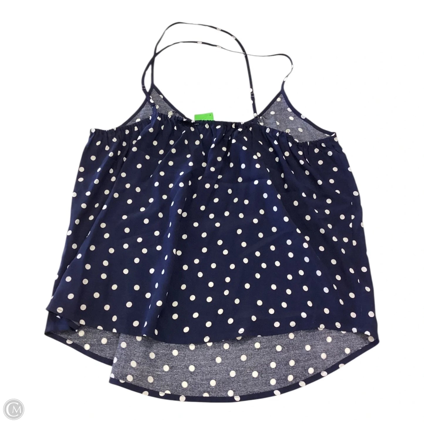 Top Sleeveless By Clothes Mentor In Polkadot Pattern, Size: L